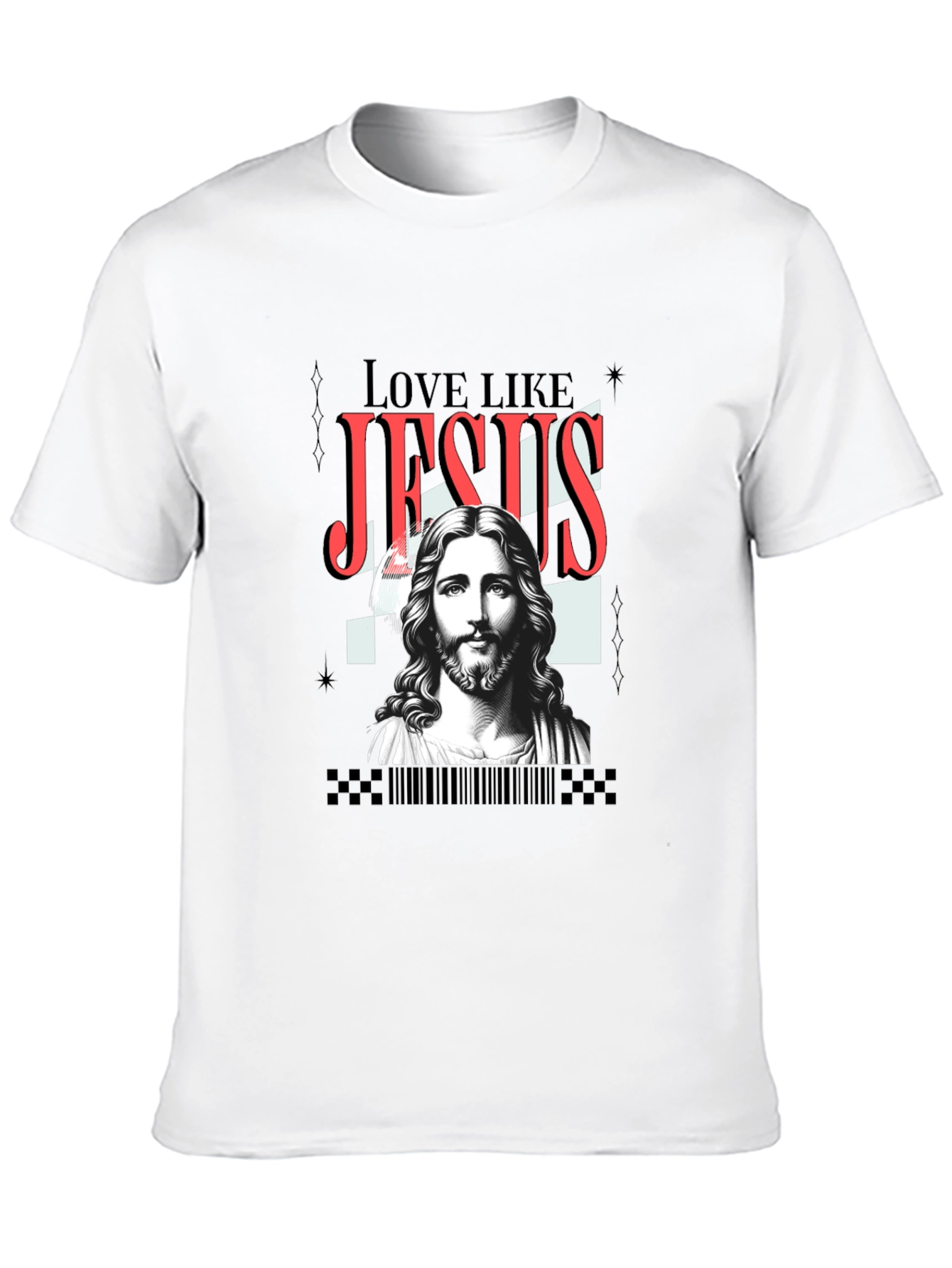 Love Like Jesus Graphic Tee - Black