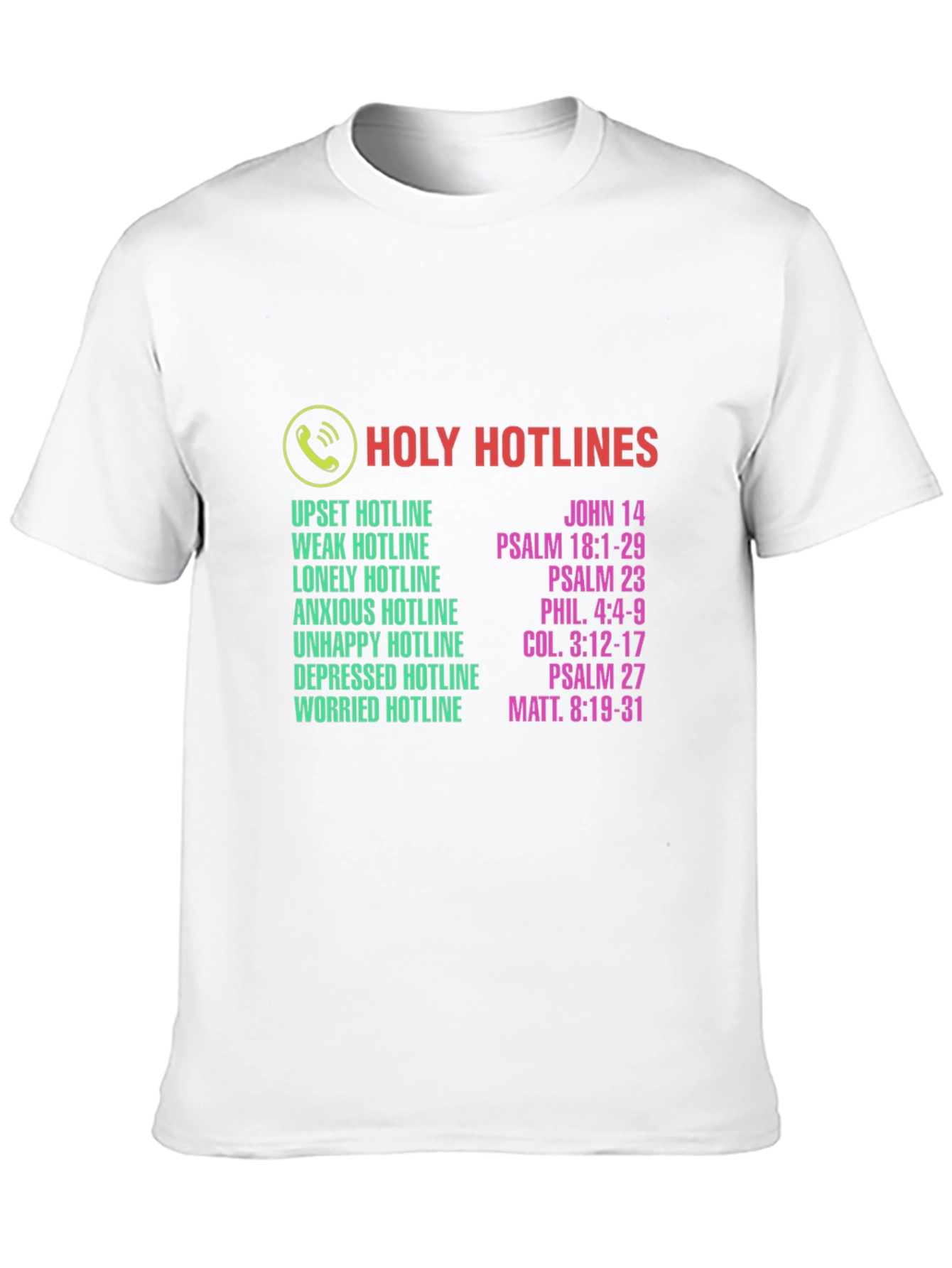 Holy Hotlines Christian T-Shirt