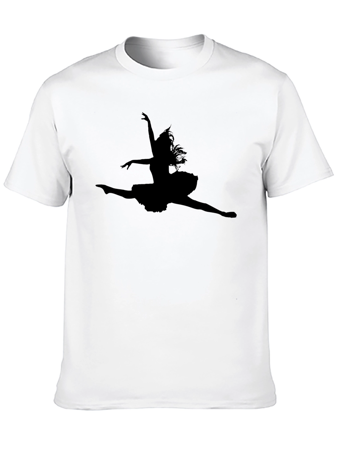 Black Ballet Dancer Graphic Tee - Soft Style
