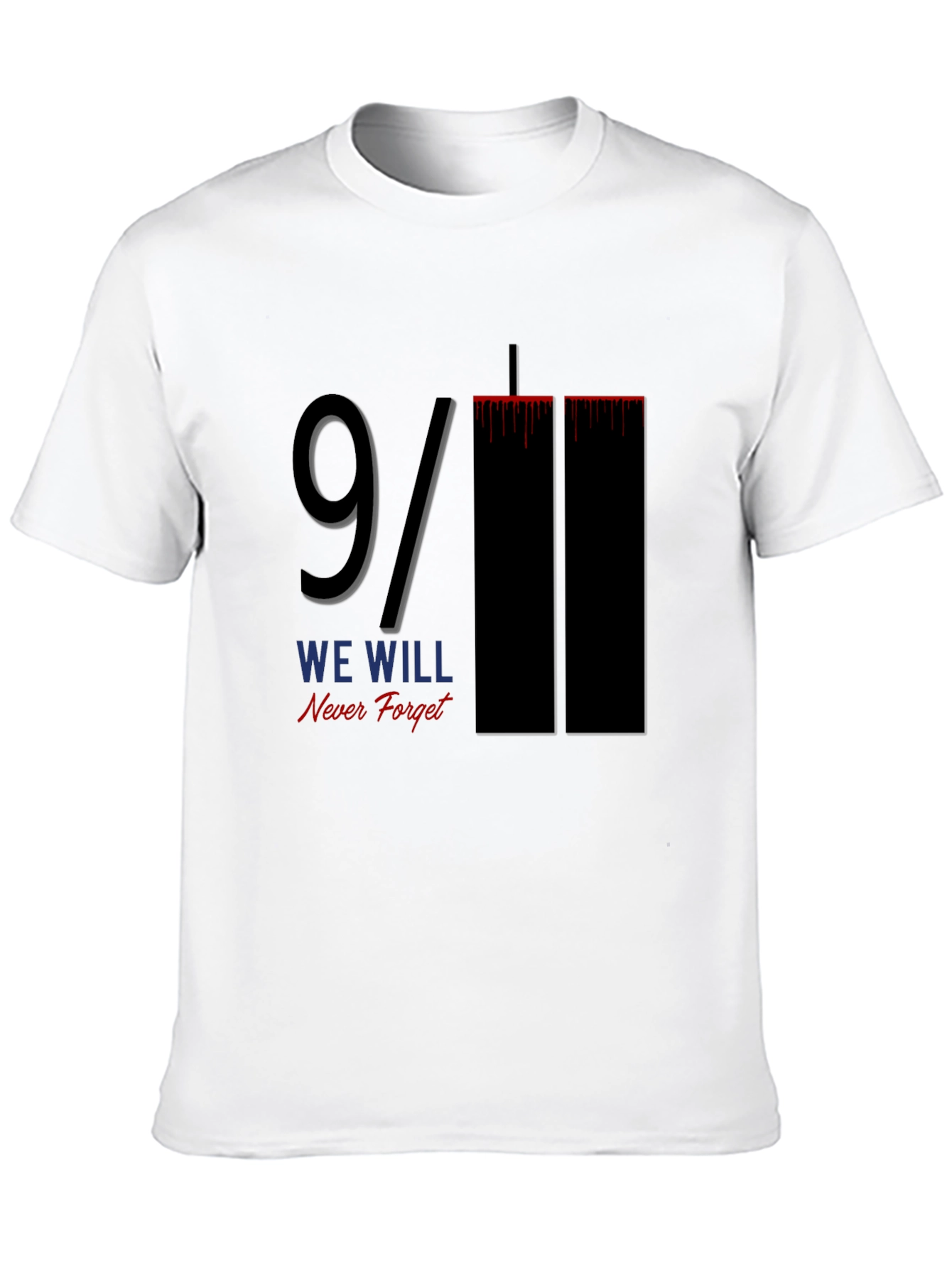 9/11 We Will Never Forget Graphic Tee