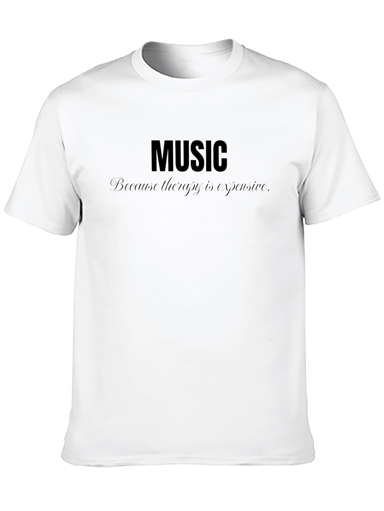 Music Therapy Tee: Because Therapy is Expensive