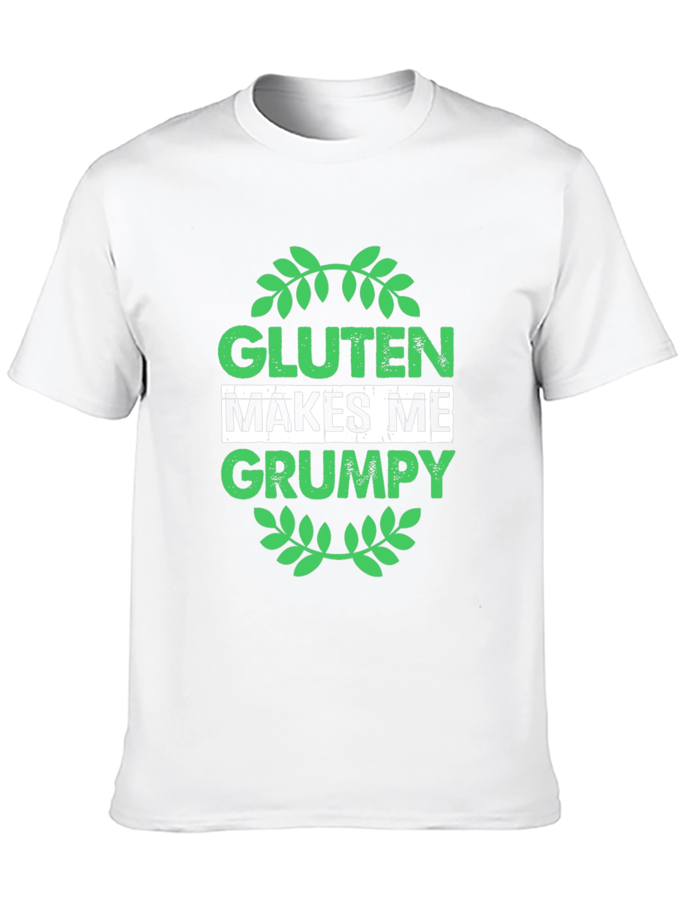 Gluten Makes Me Grumpy T-Shirt - Black