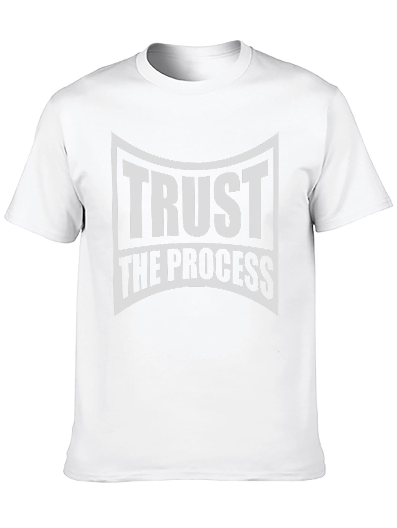 Trust the Process Graphic T-Shirt - Black
