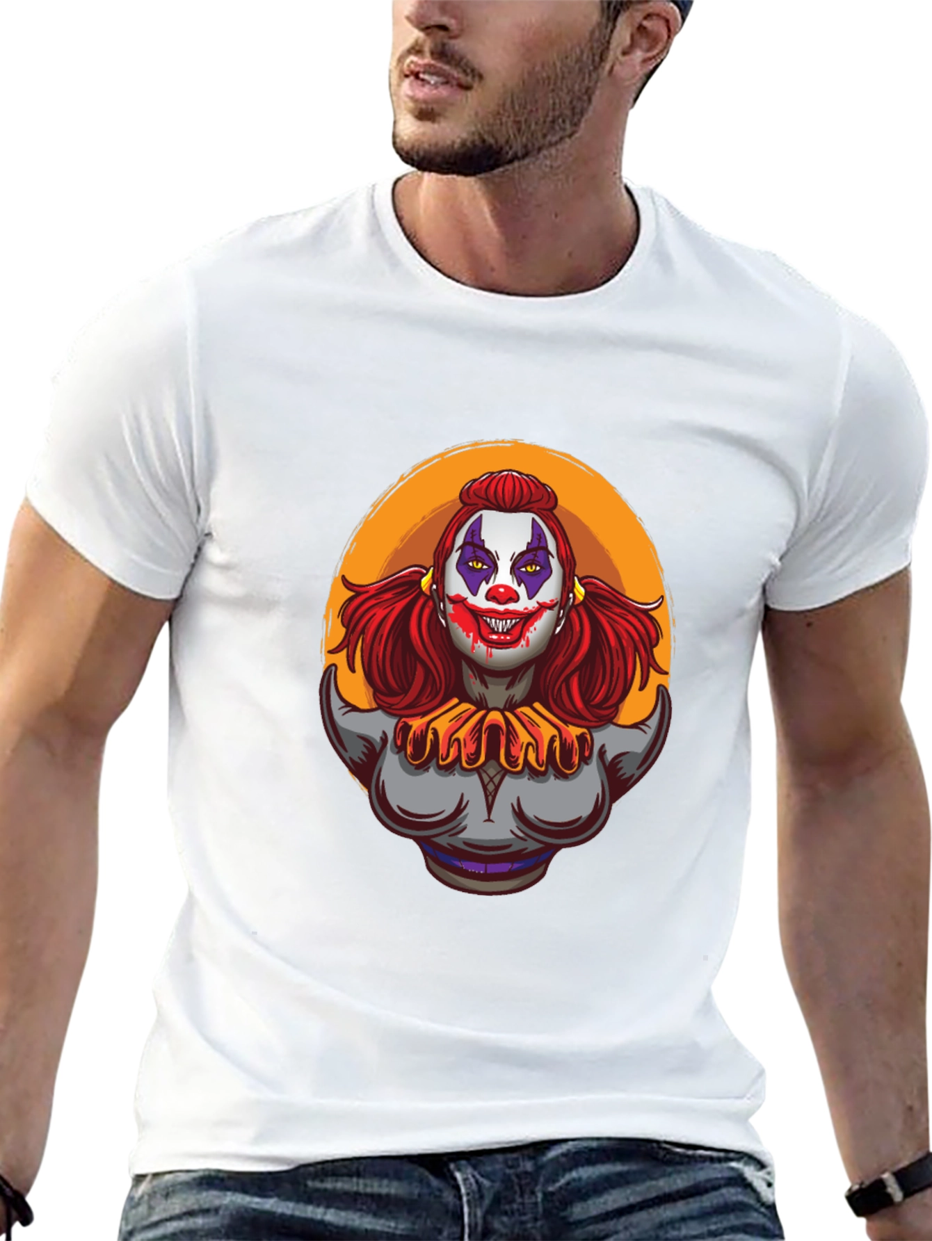 Clown Graphic Tee - Mens Black T-Shirt
