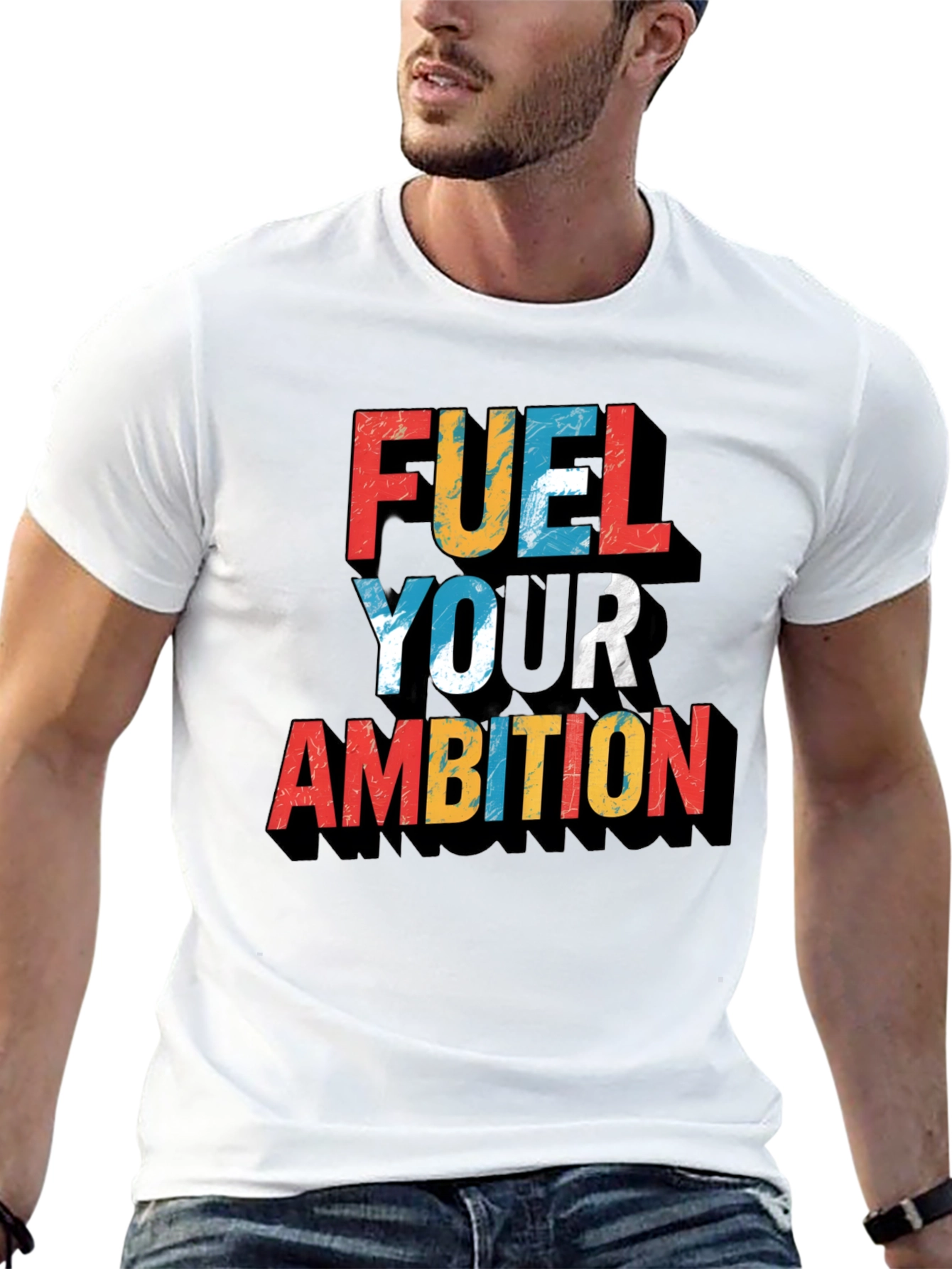 Fuel Your Ambition Graphic Tee - Black