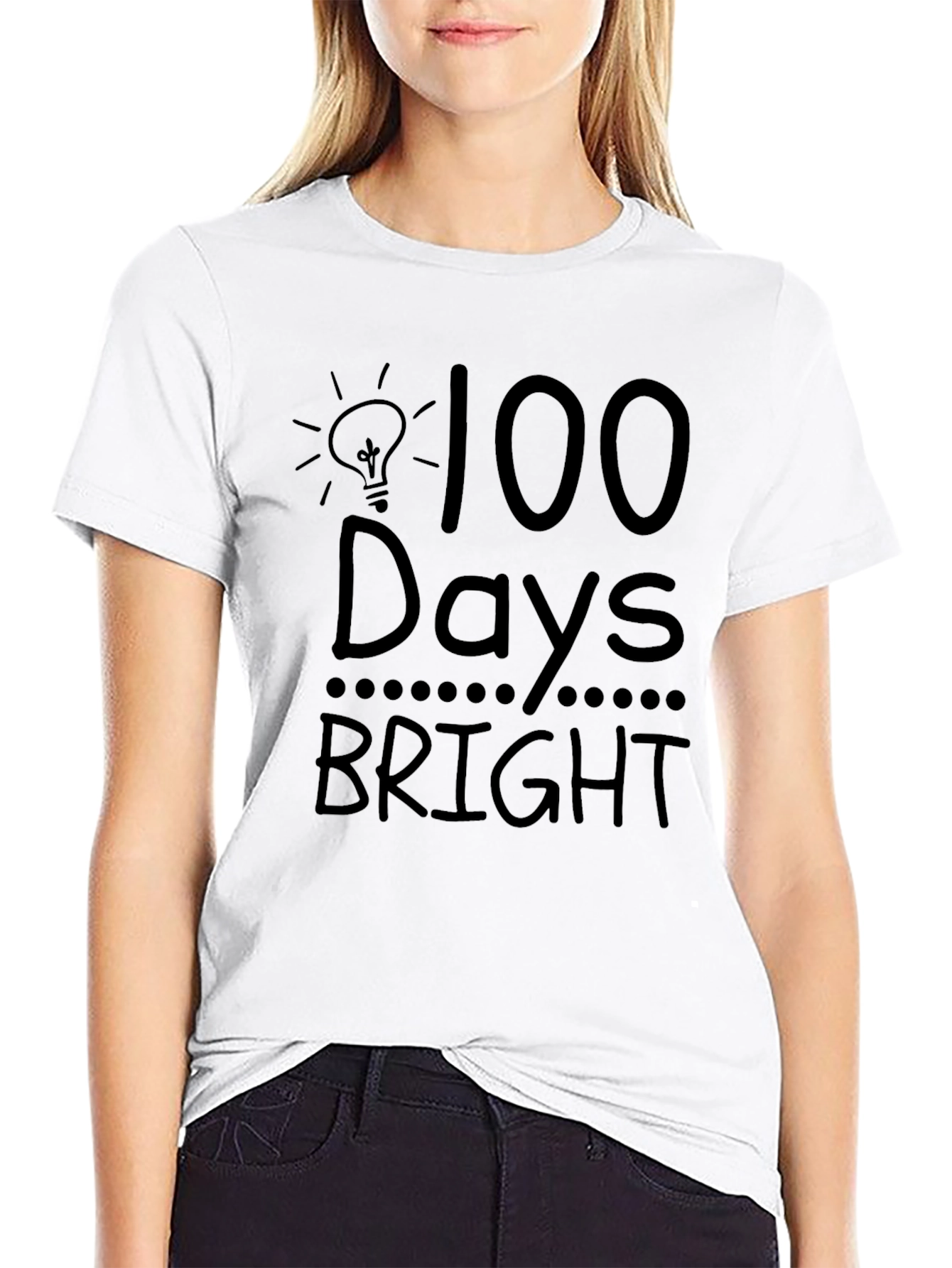 100 Days Brighter T-Shirt - Unisex