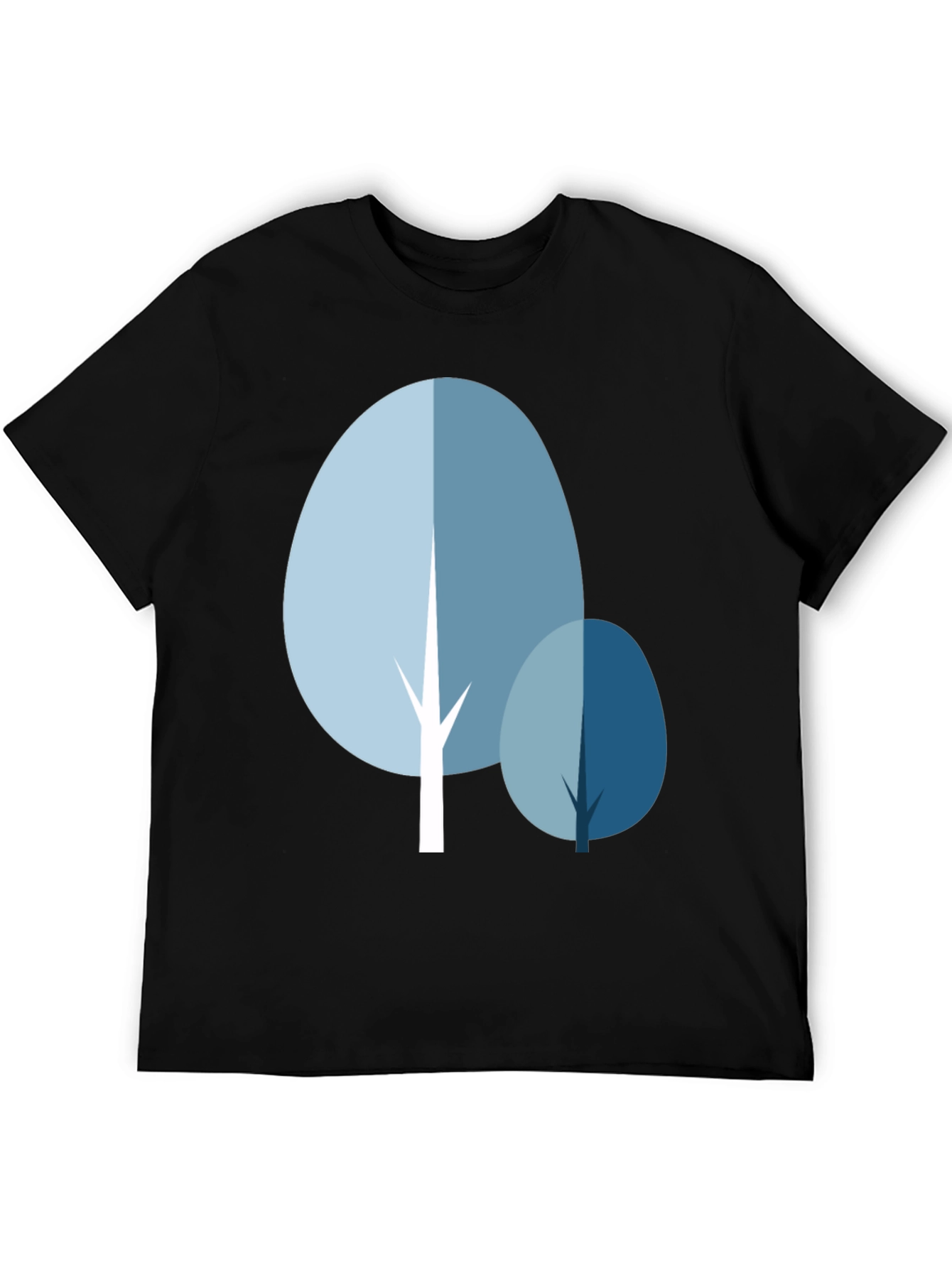 Abstract Tree Graphic Tee - Stylish Casual Wear