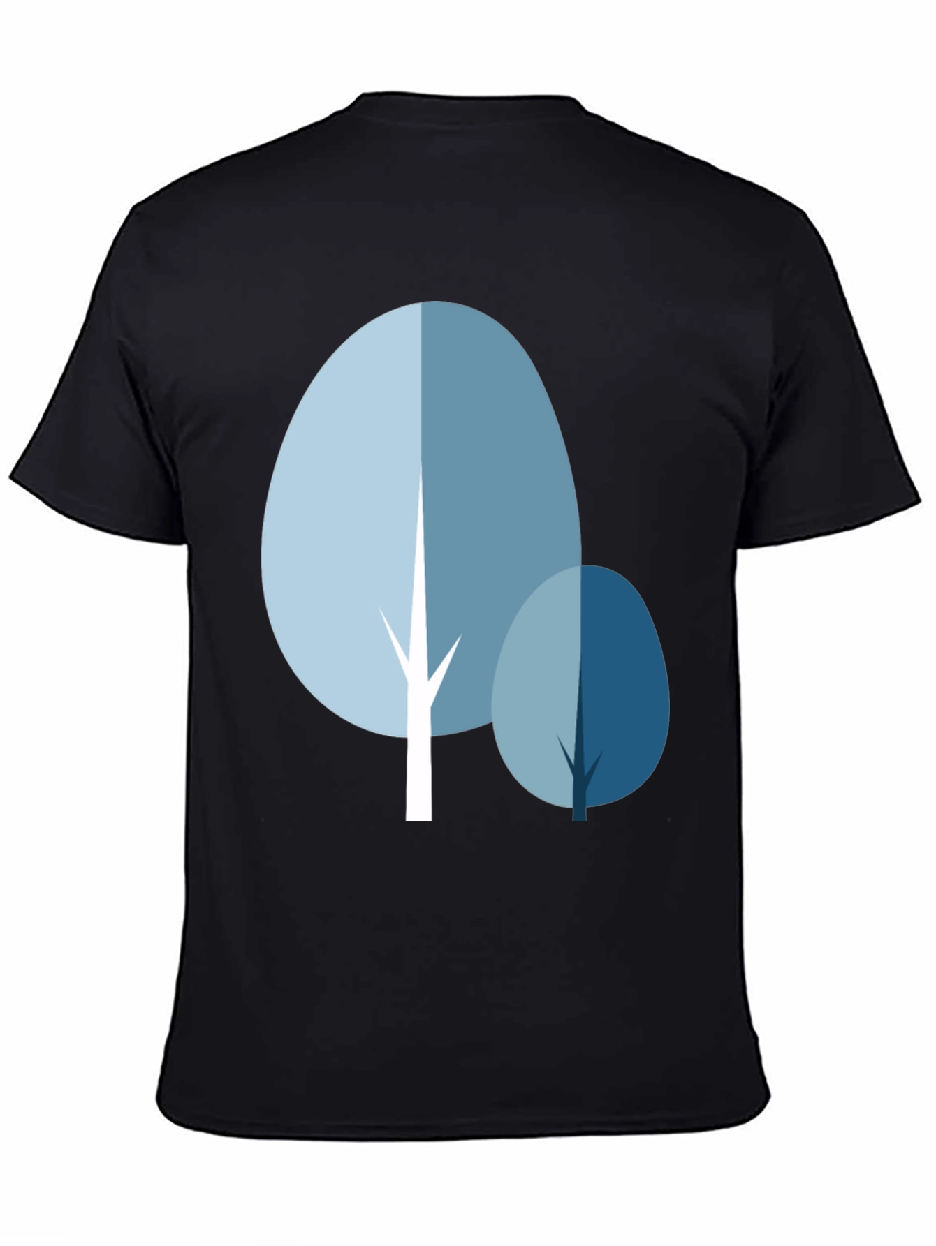 Abstract Tree Graphic Tee - Stylish Casual Wear