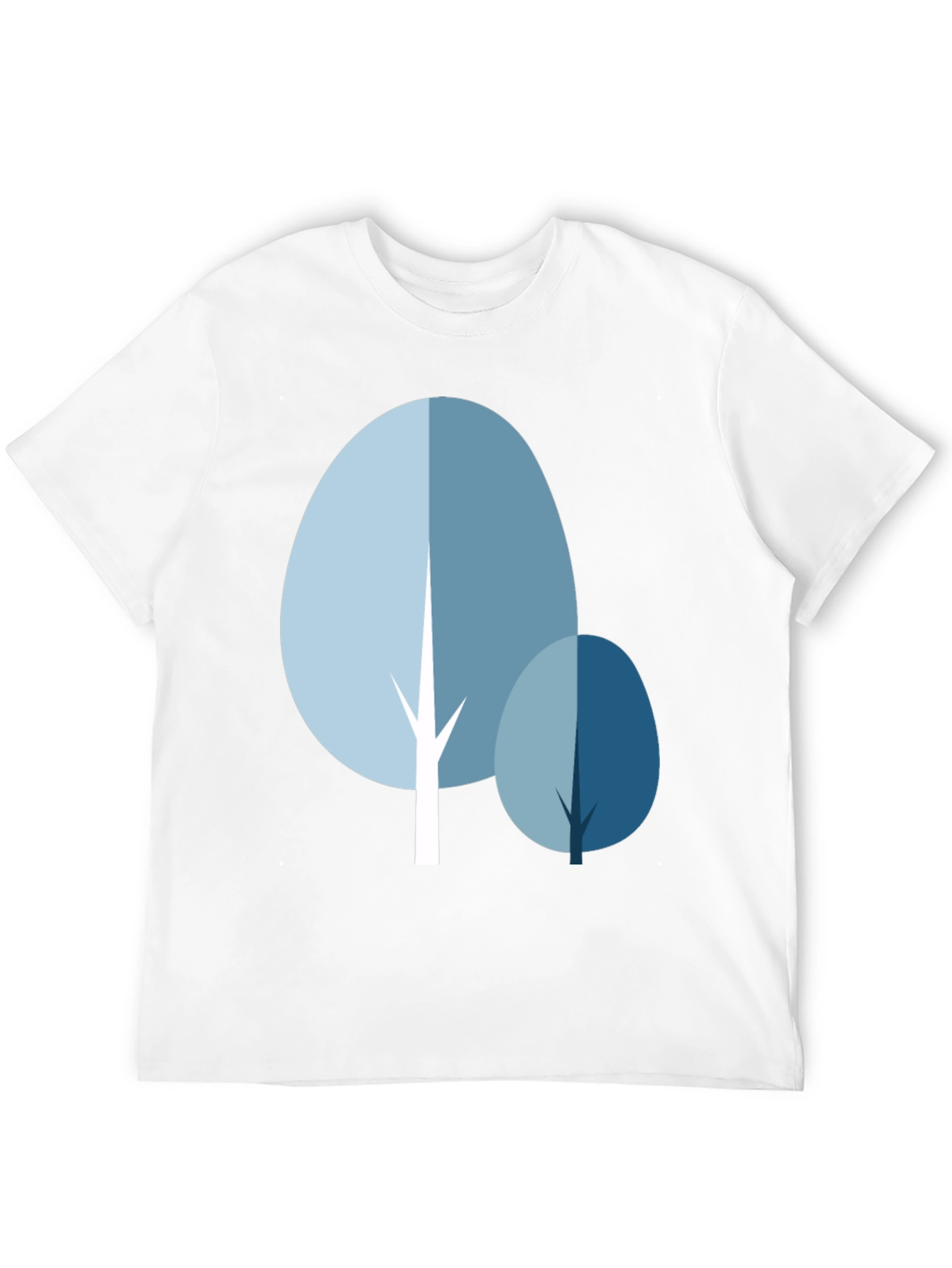 Abstract Tree Graphic Tee - Stylish Casual Wear