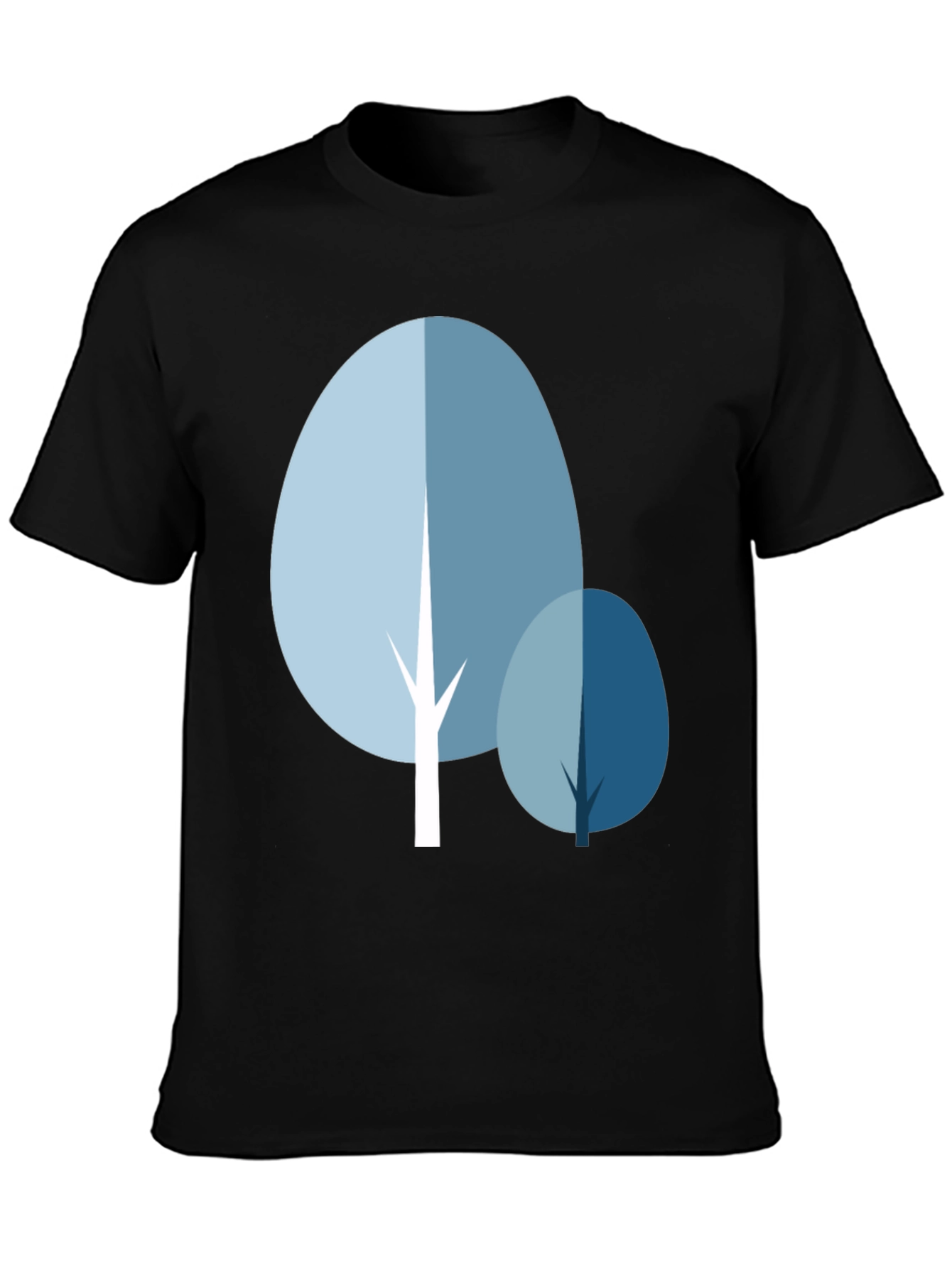 Abstract Tree Graphic Tee - Stylish Casual Wear