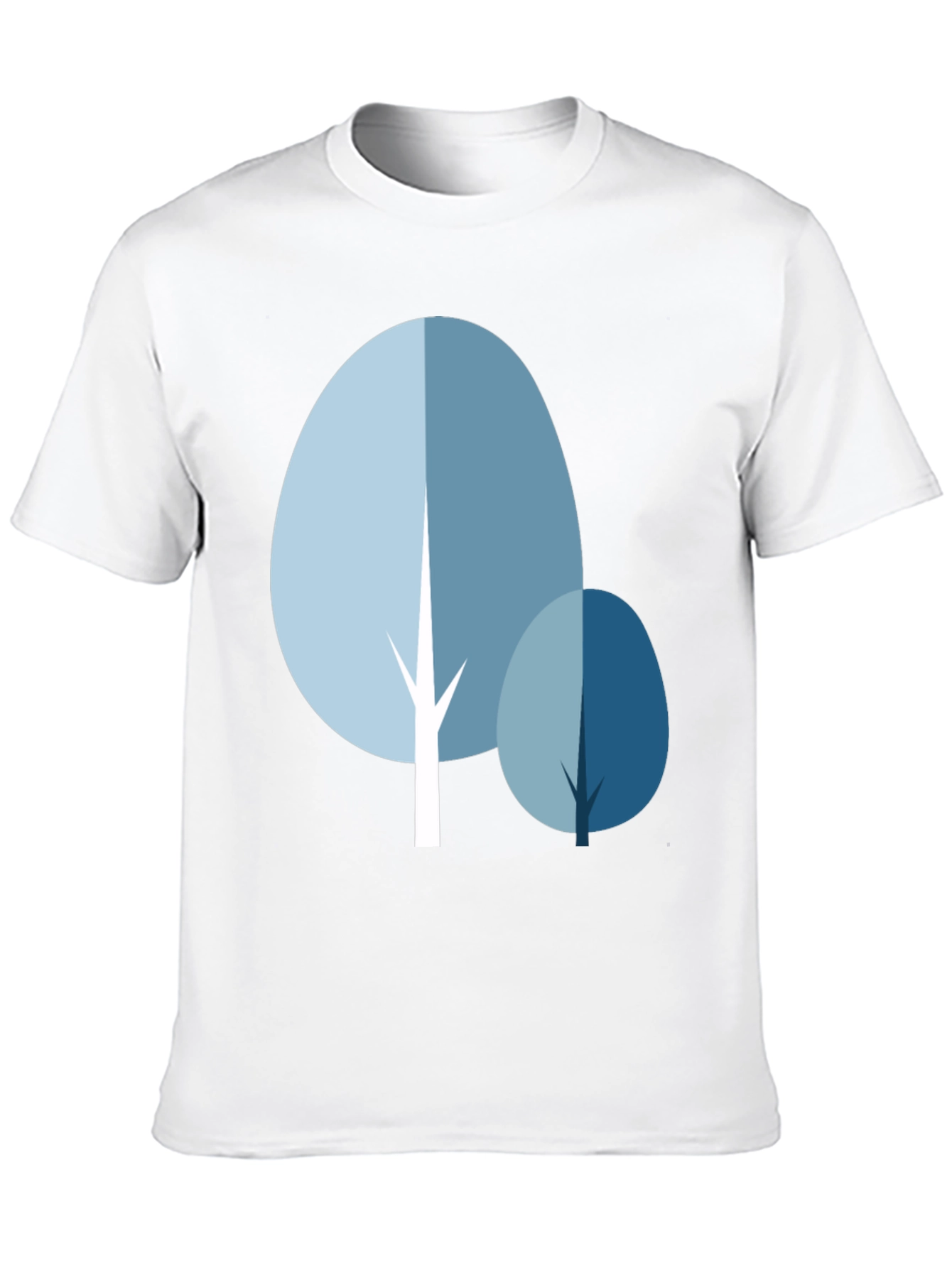 Abstract Tree Graphic Tee - Stylish Casual Wear