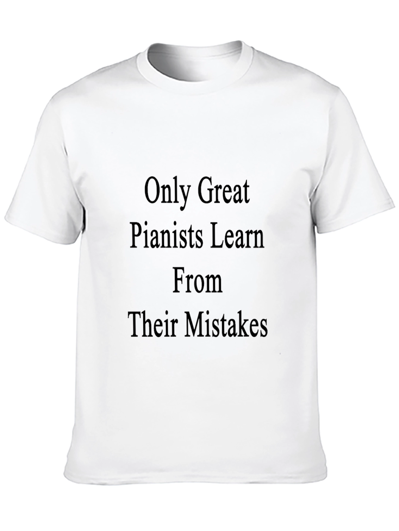 Great Pianists T-Shirt: Learn From Mistakes