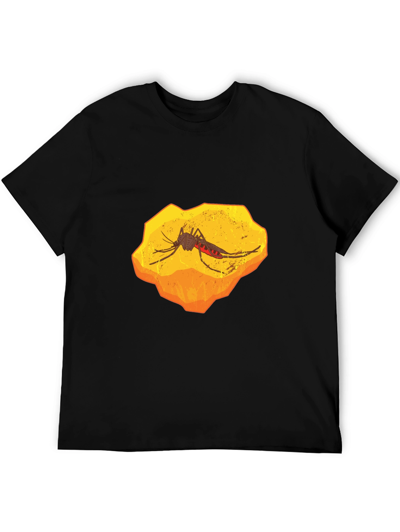 Amber Fossil Mosquito Graphic T-Shirt