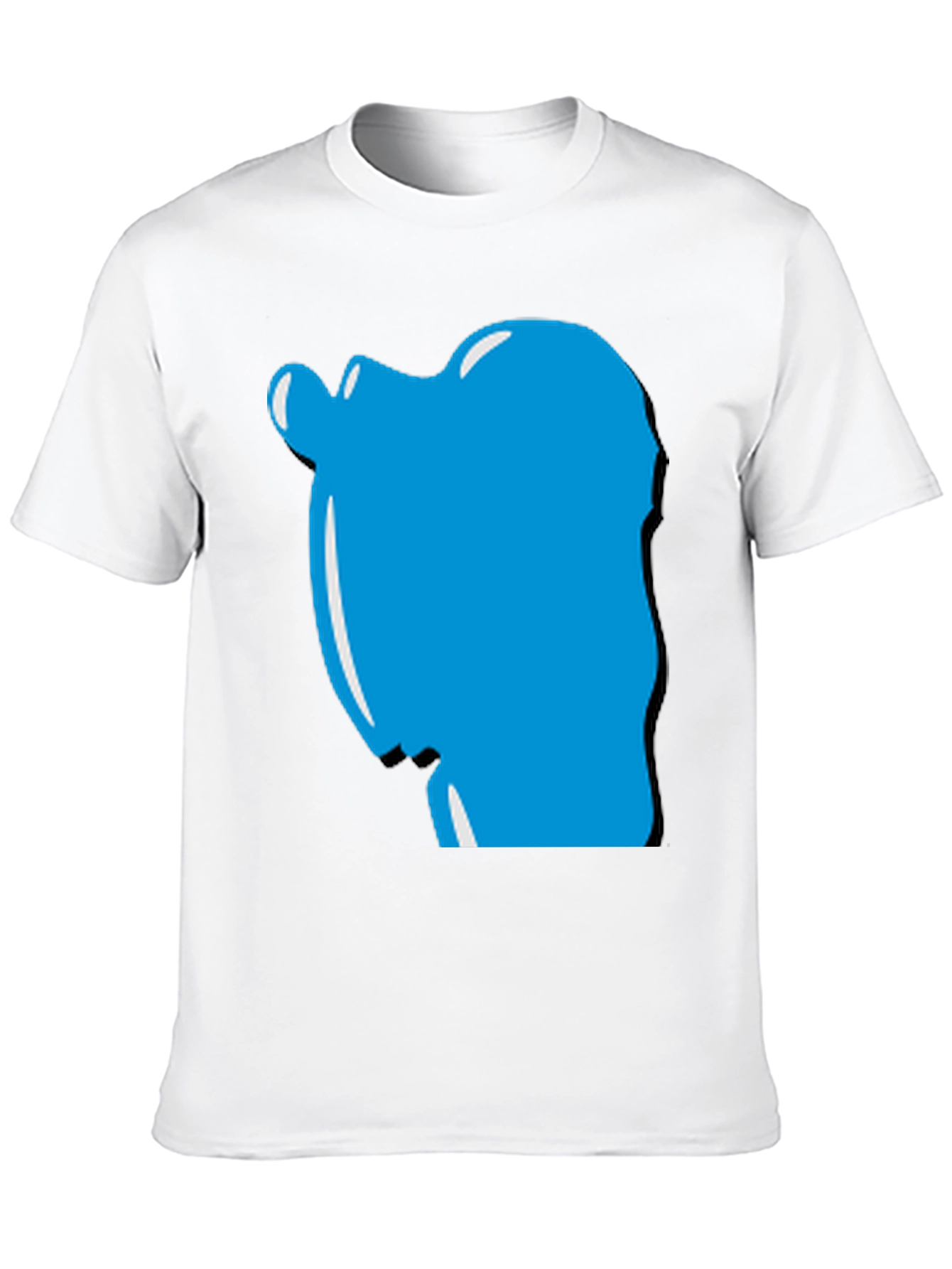 Modern Graphic Tee - Unique Blue Design