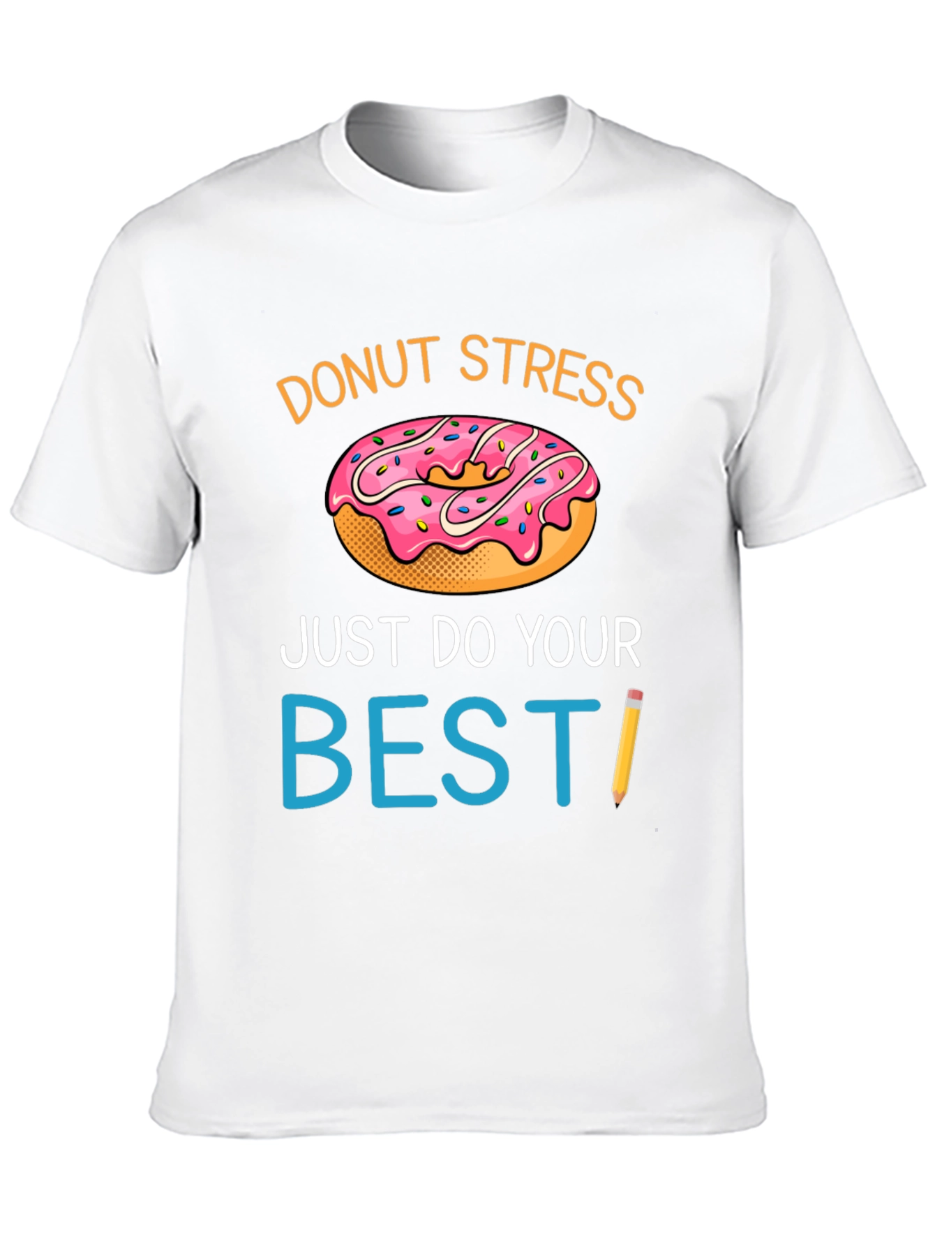 Donut Stress T-Shirt - Funny Graphic Tee