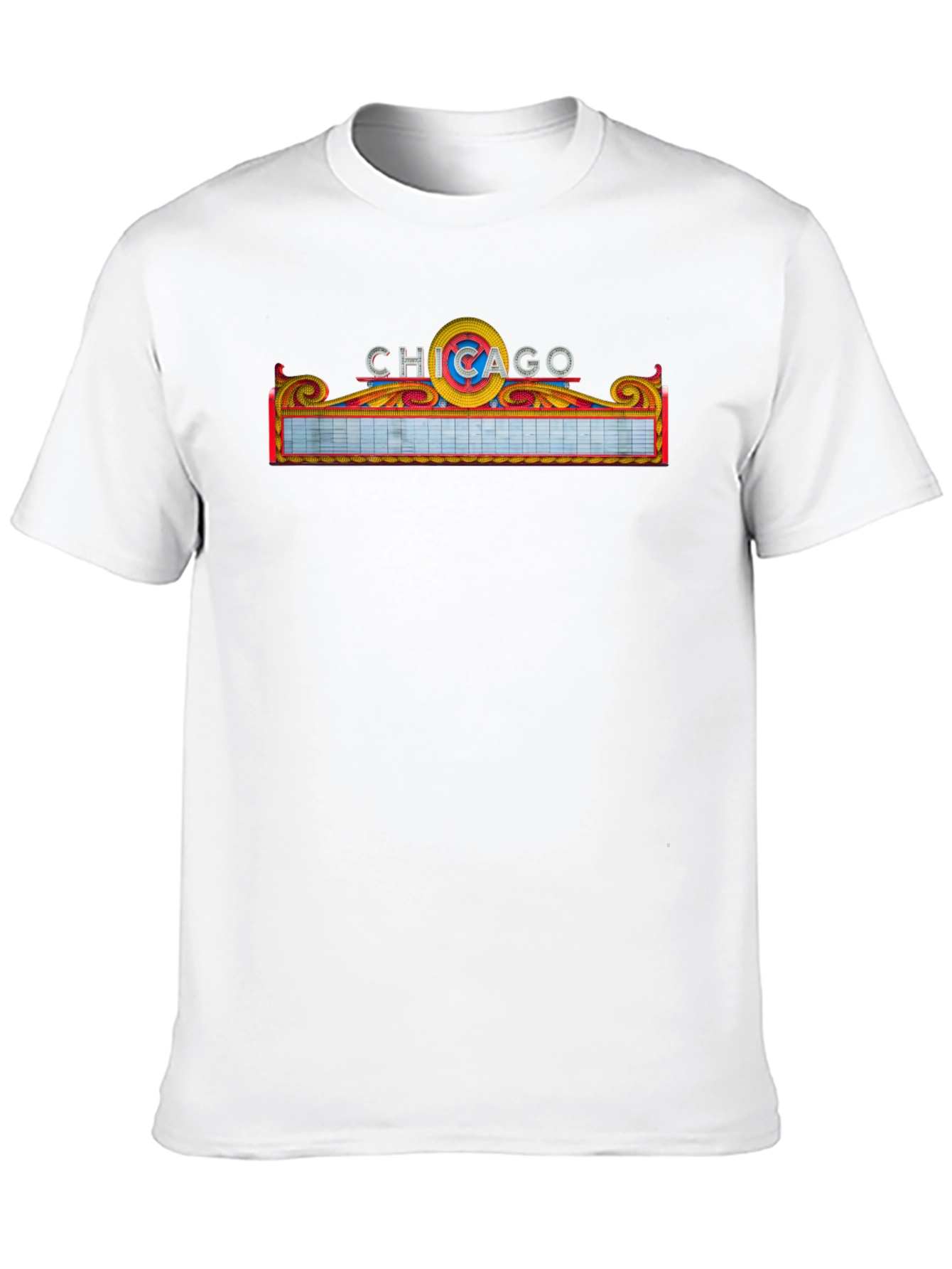Chicago Theatre T-Shirt - Classic Marquee Design