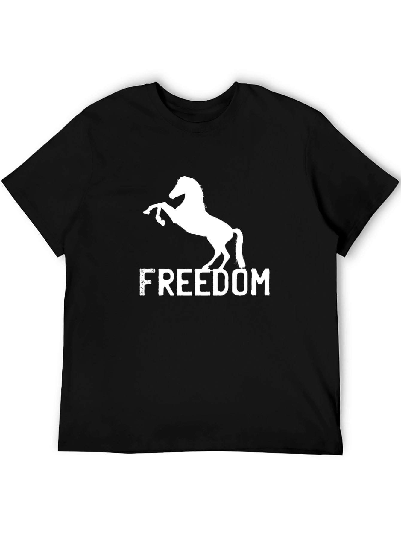 Freedom Horse Graphic Tee - Stylish Mens T-Shirt