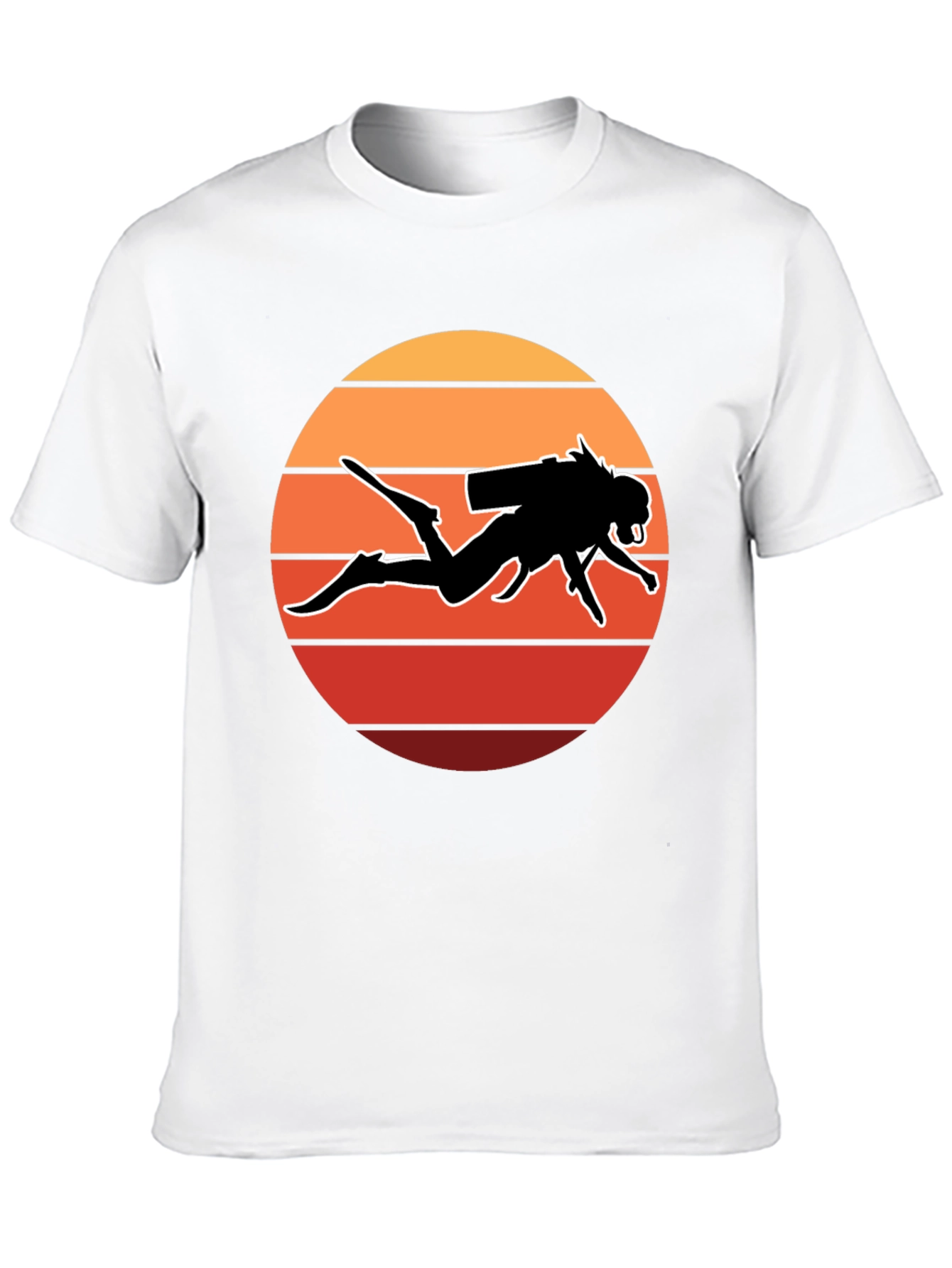 Diver Sunset T-Shirt - Scuba Diving Tee
