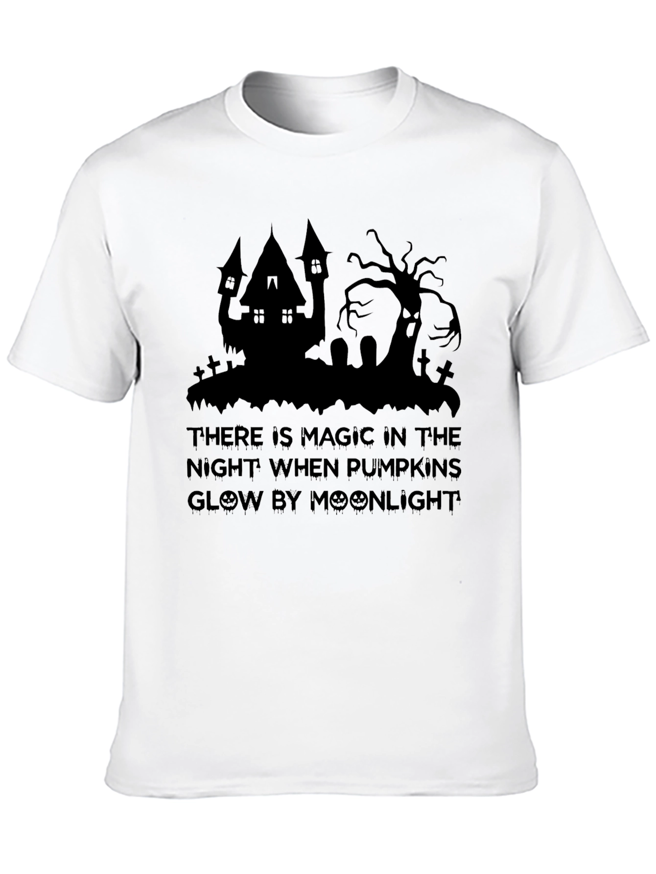 Halloween Moonlight Magic Graphic T-Shirt