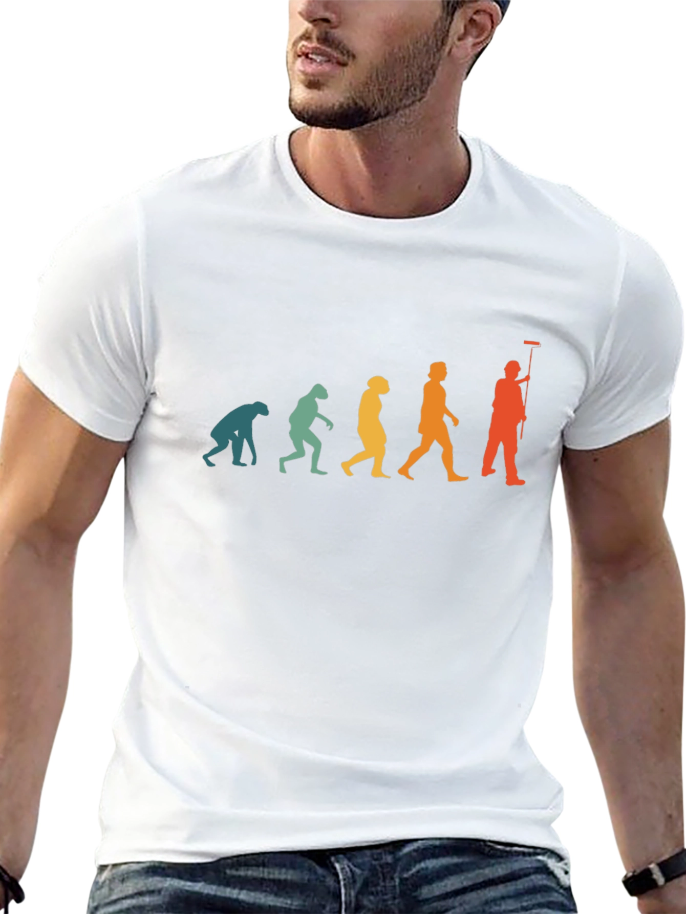 Evolution of a Painter T-Shirt - Black