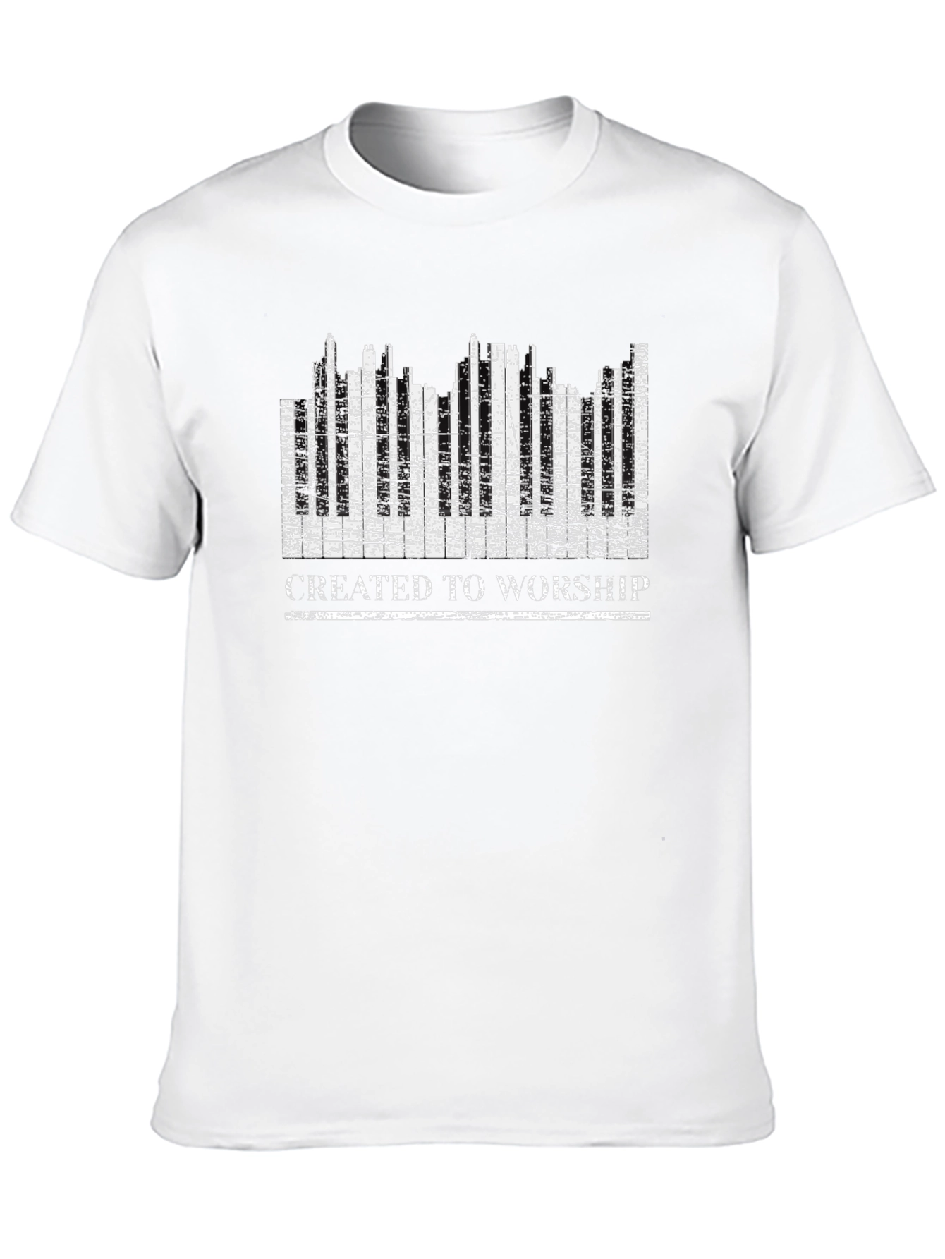 Created to Worship Black T-Shirt Christian Music
