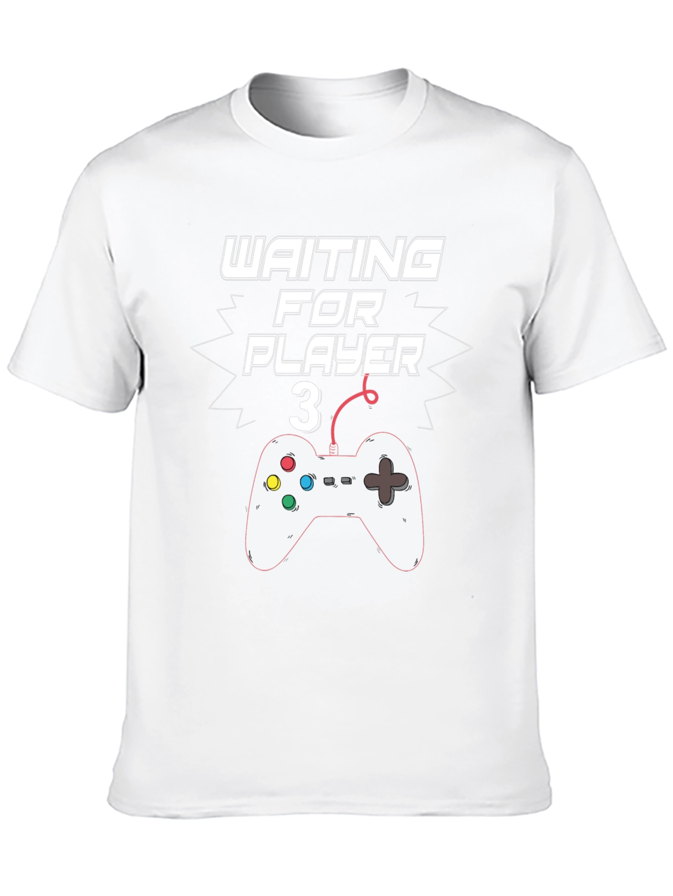 Waiting For Player 3 Gamer T-Shirt