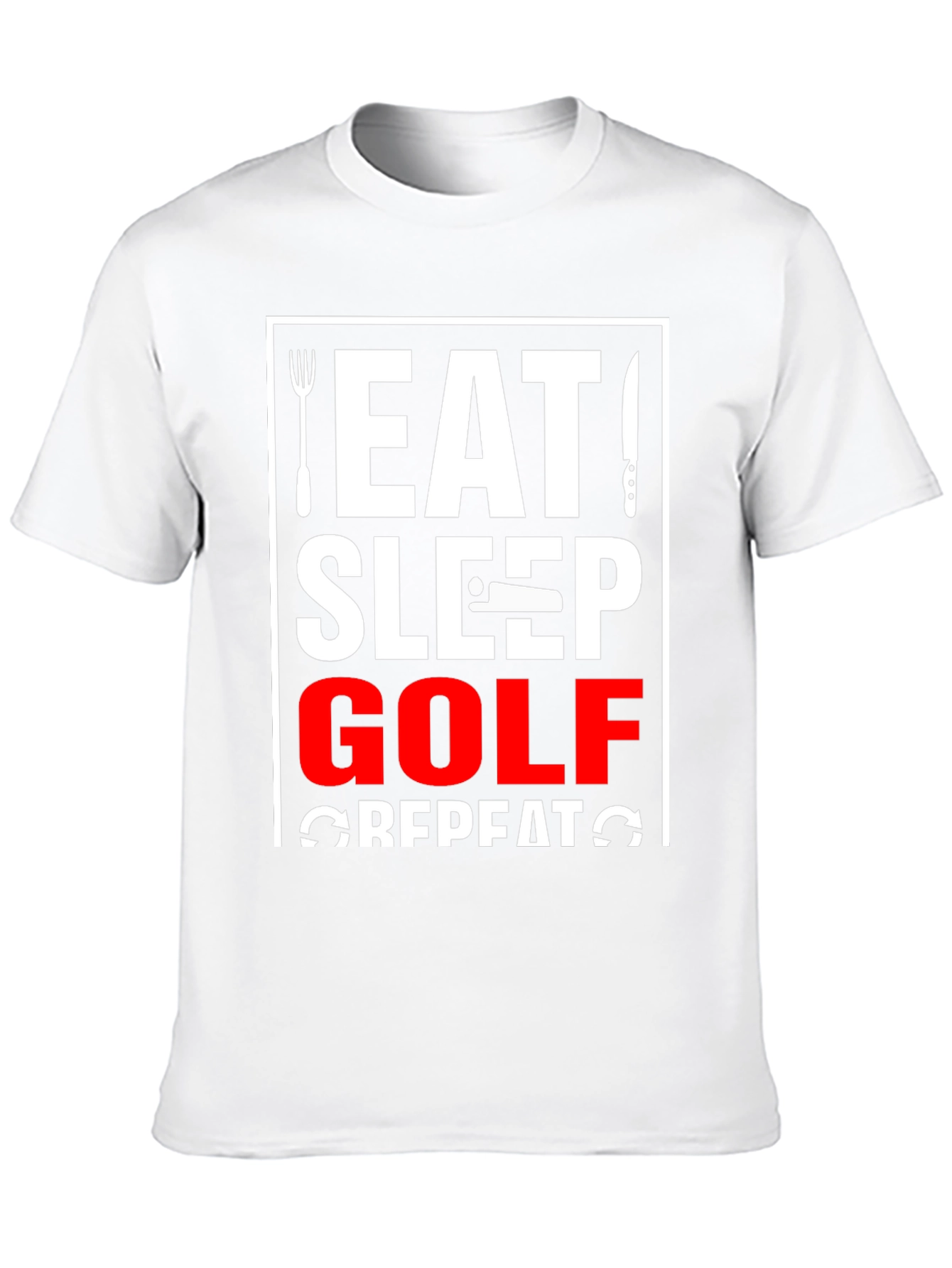 Eat Sleep Golf Repeat T-Shirt