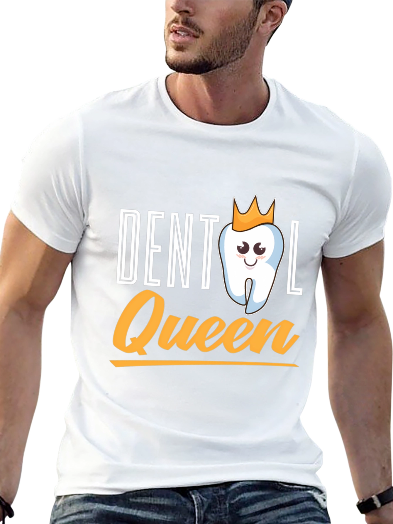 Dental Queen Black T-Shirt Funny Dentist Gift