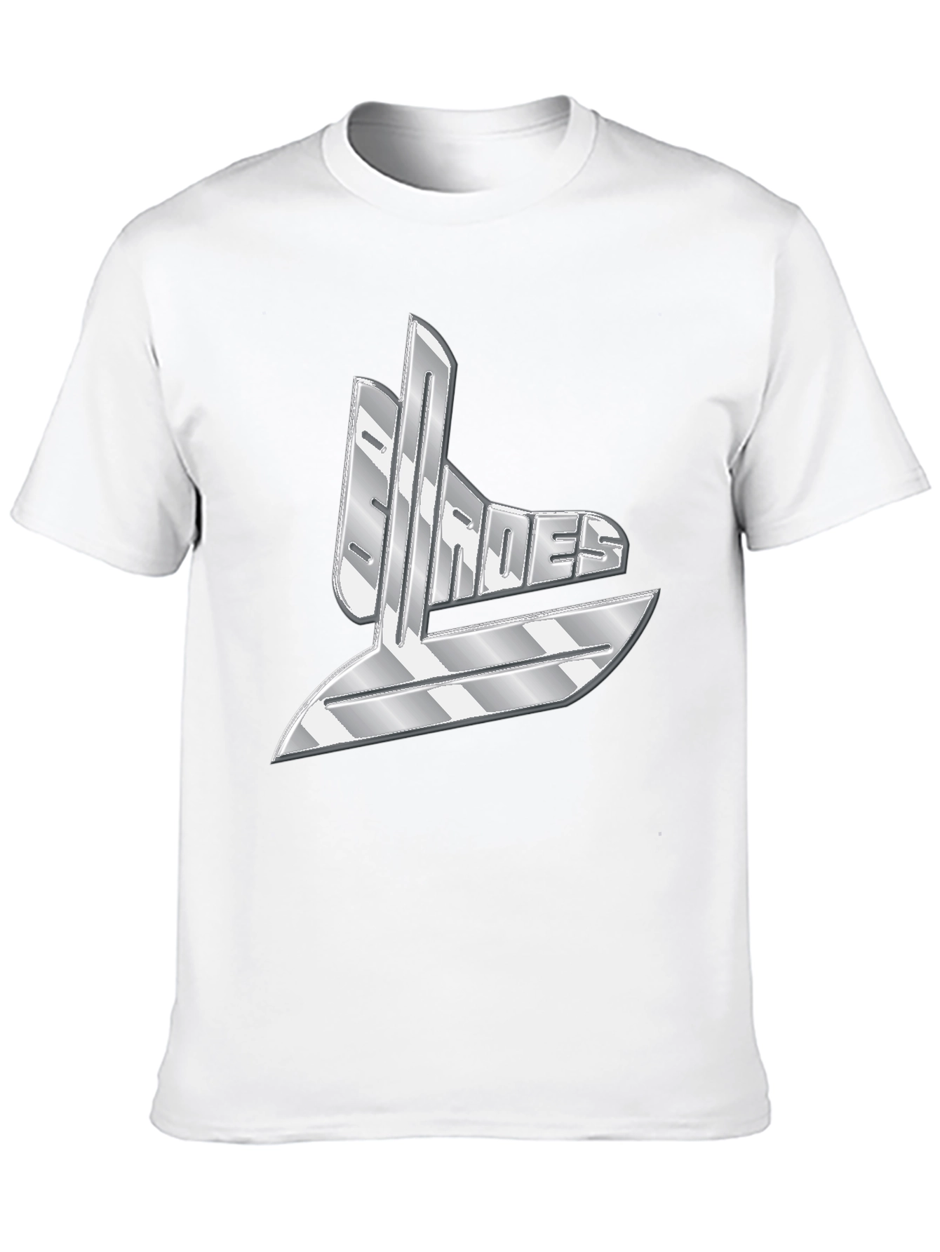 Shades Graphic T-Shirt - Bold Silver Design