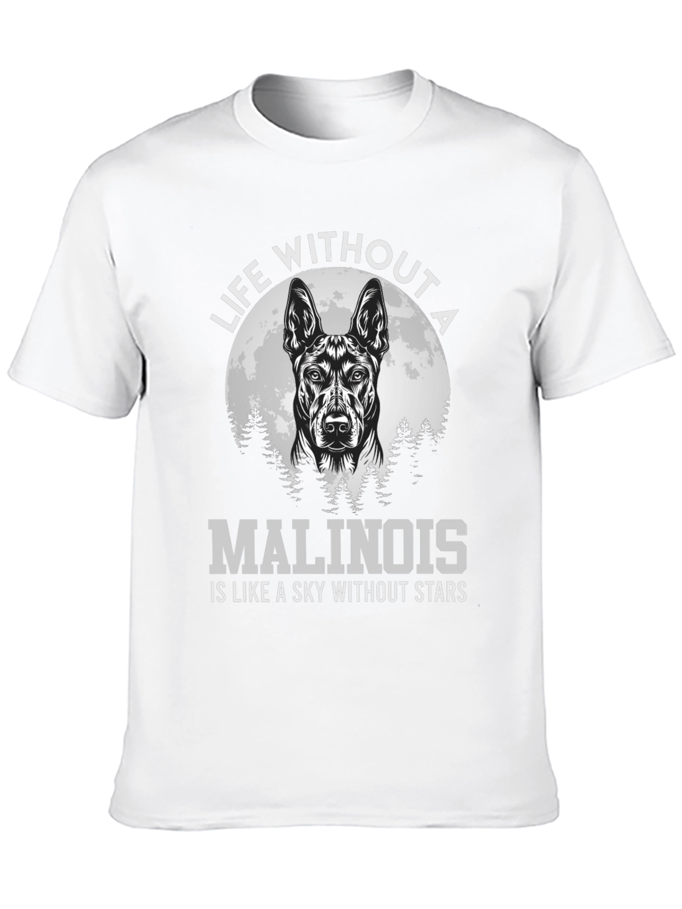 Malinois Dog Lover T-Shirt - Sky Without Stars