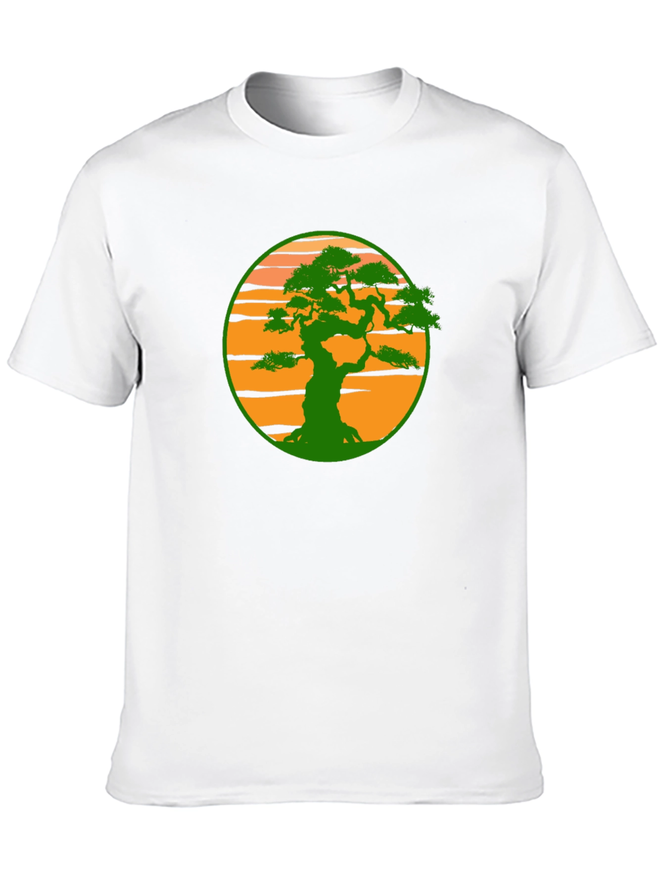 Bonsai Tree Graphic Tee - Artistic Nature Shirt