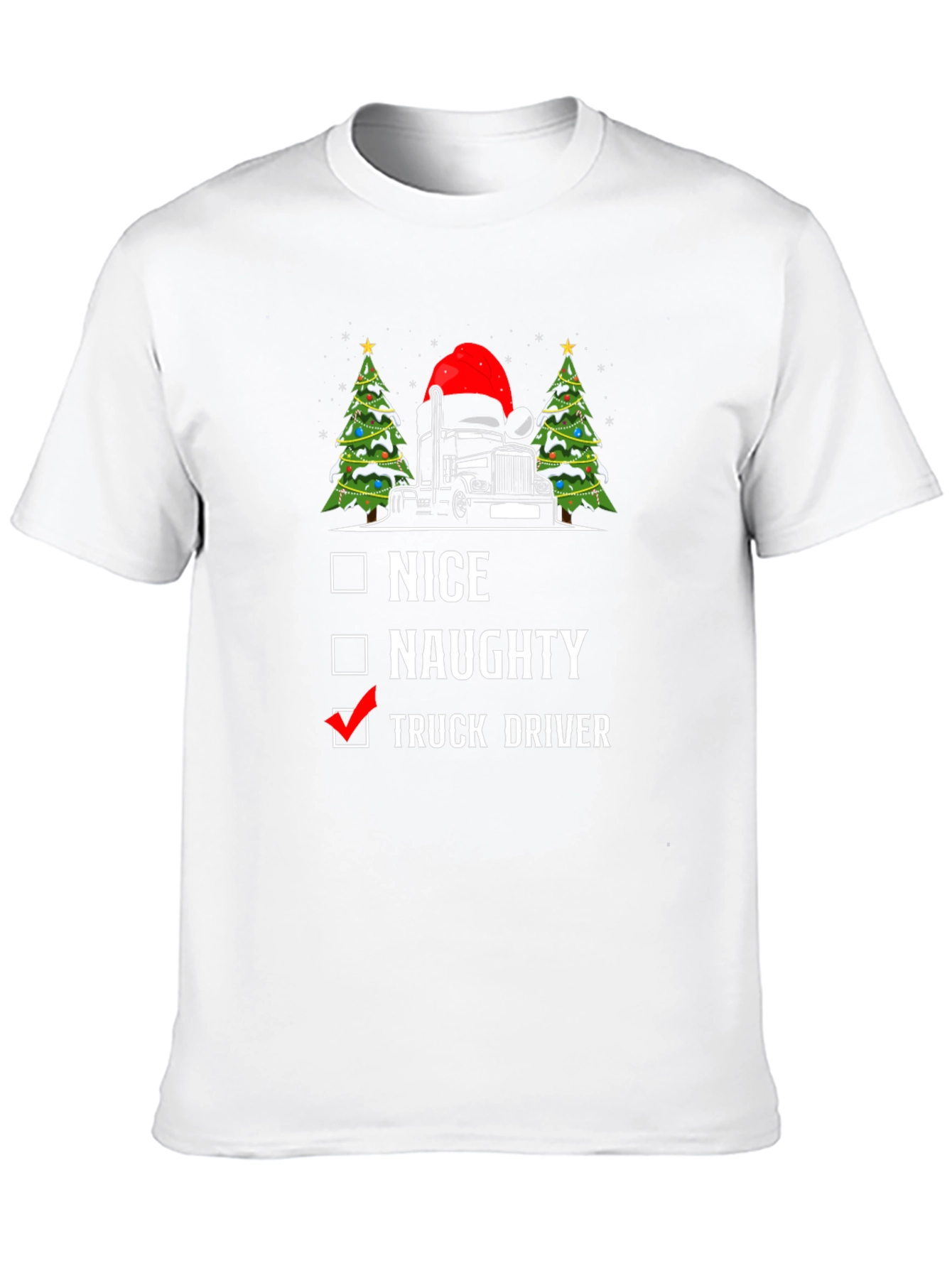 Truck Driver Christmas T-Shirt