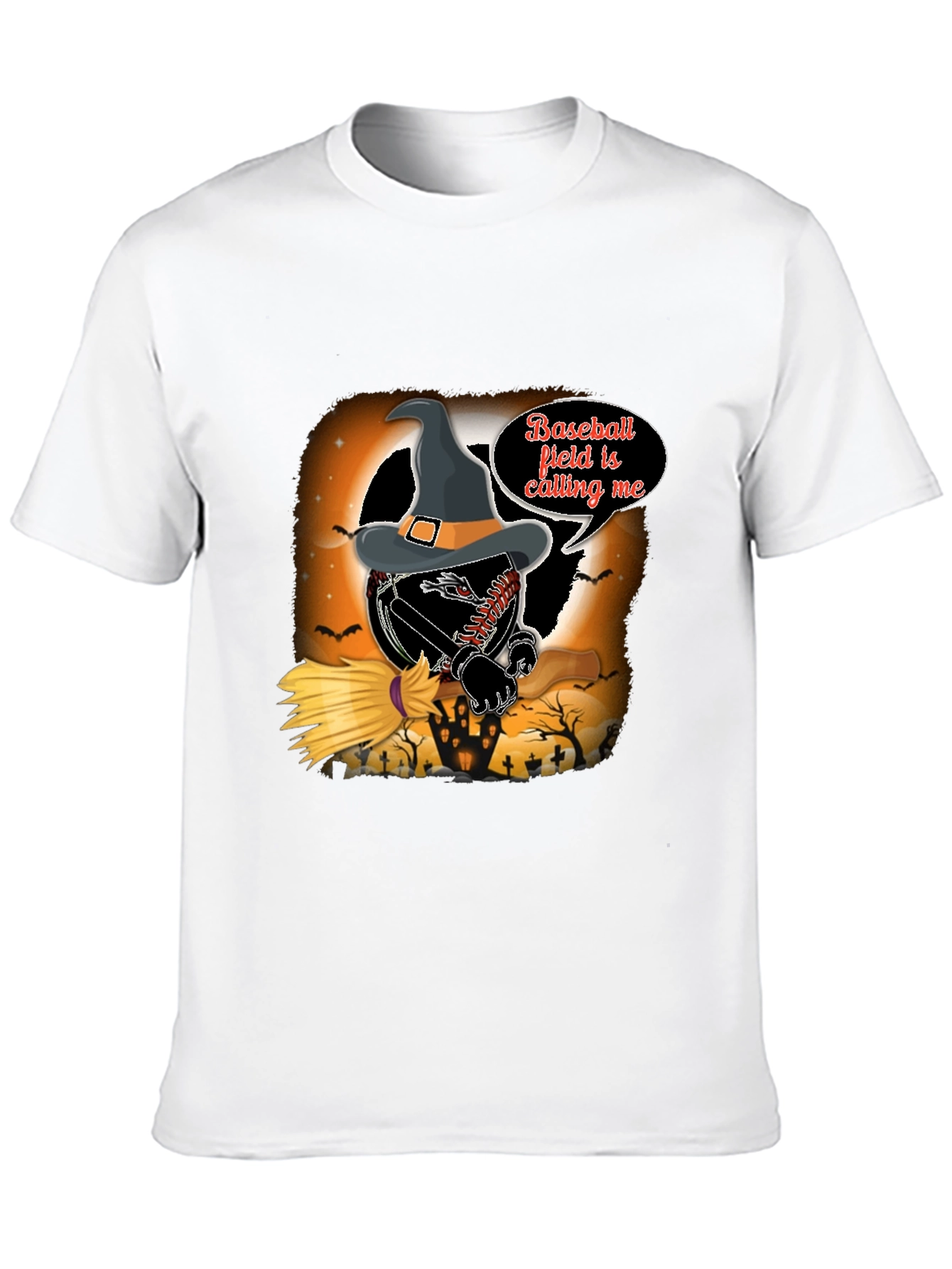 Halloween Baseball Field T-Shirt