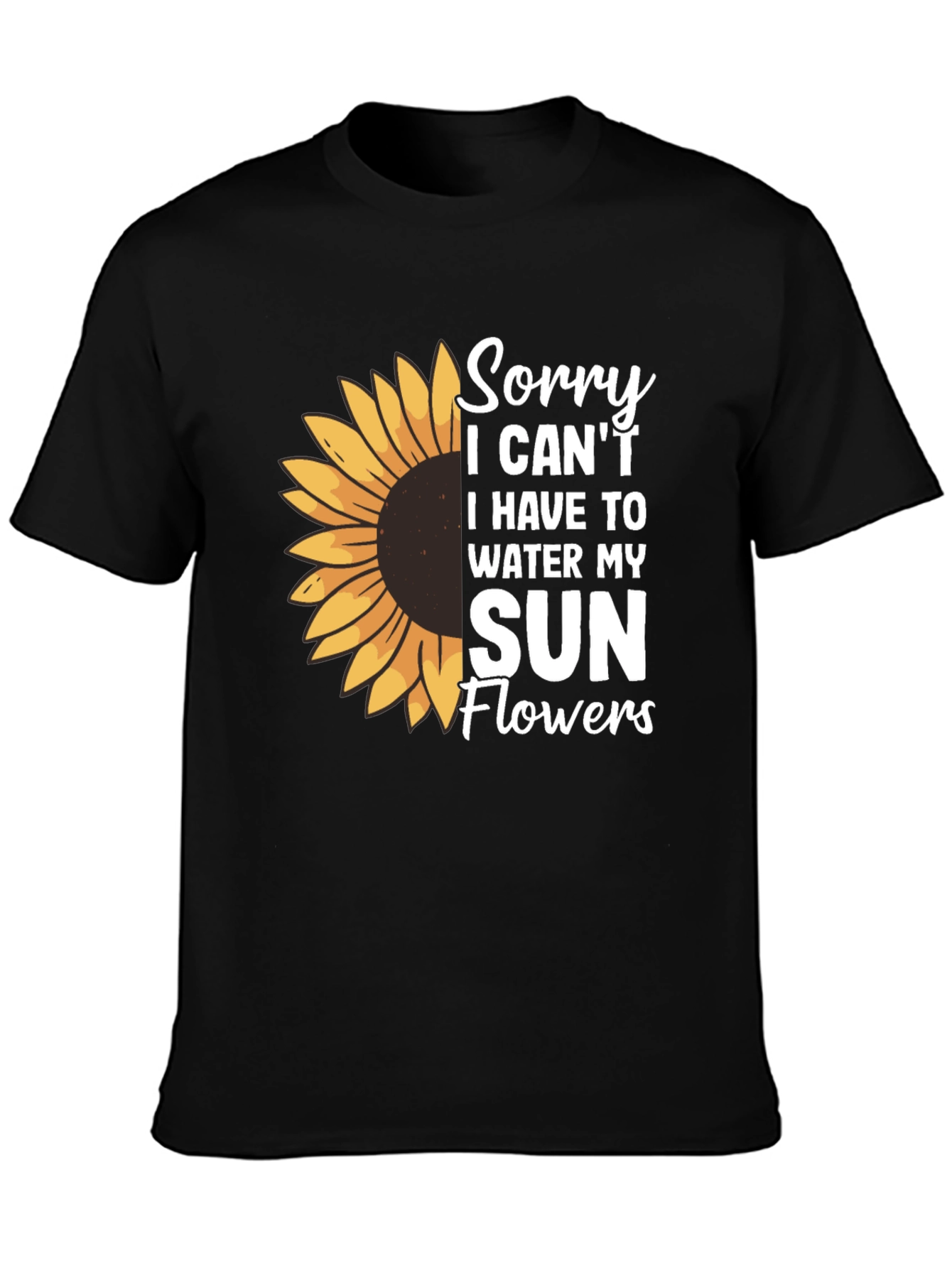 Sunflower Graphic T-Shirt - Gardeners Humor Tee