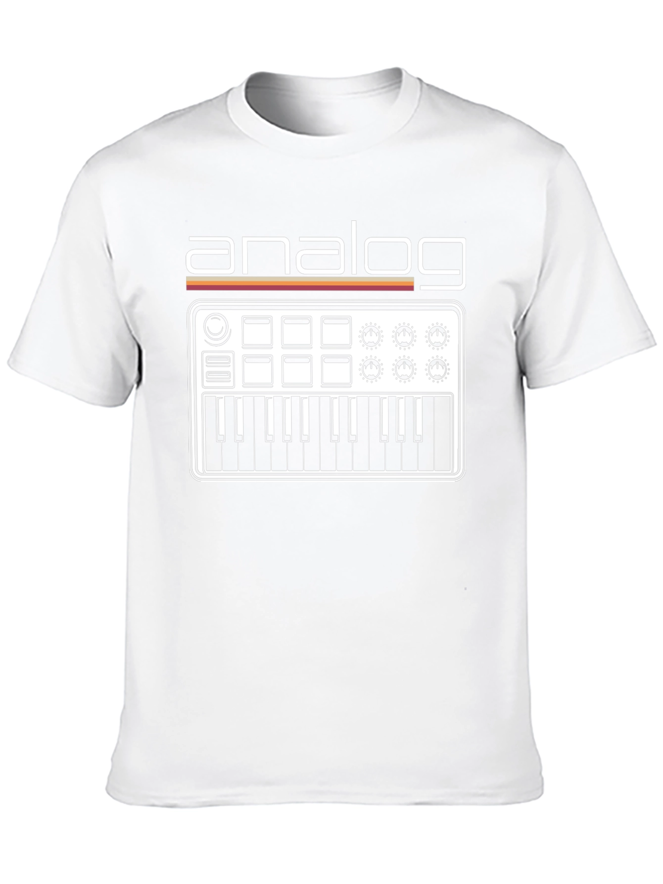 Analog Synth T-Shirt - Retro Electronic Music Tee
