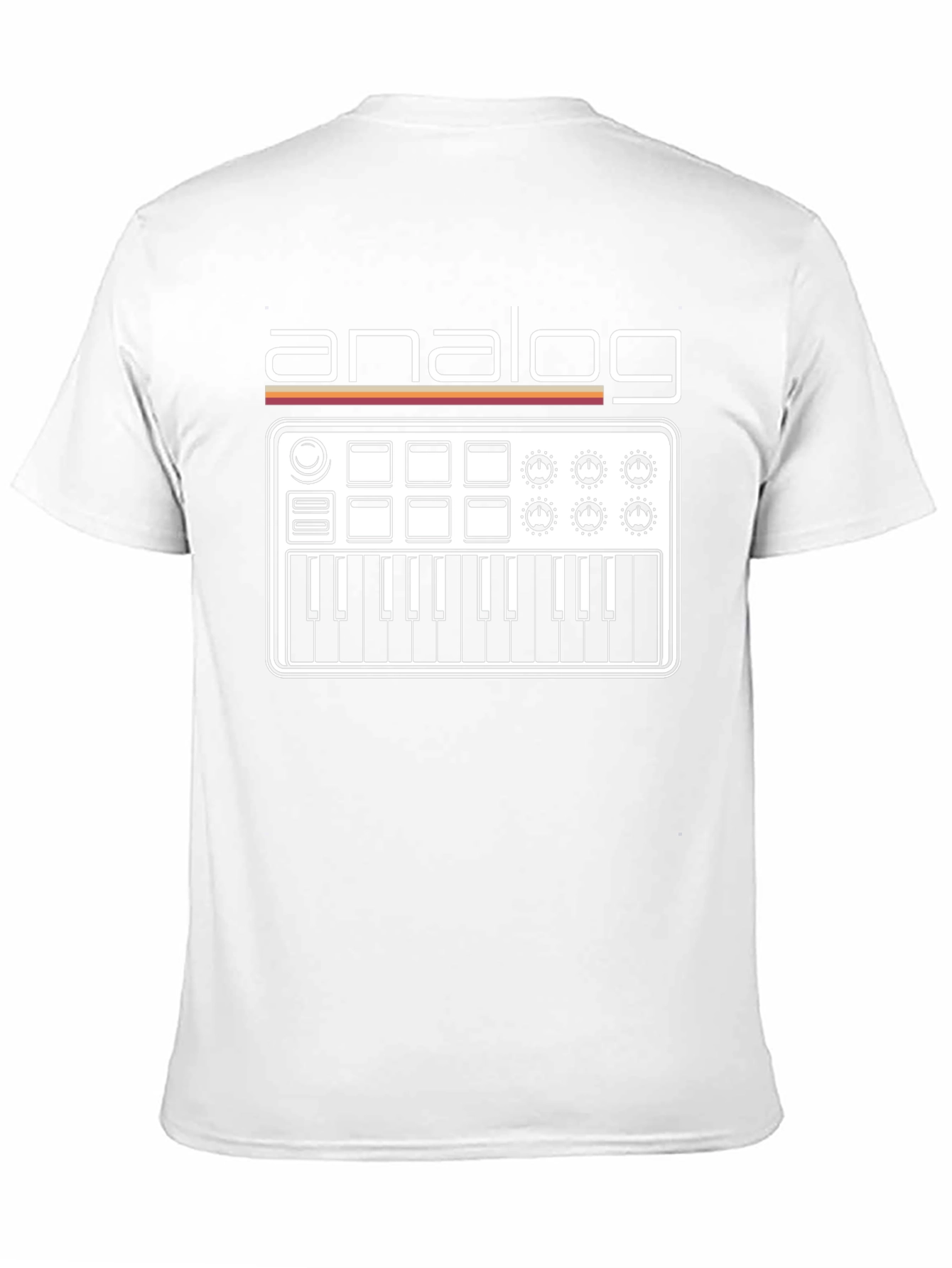 Analog Synth T-Shirt - Retro Electronic Music Tee