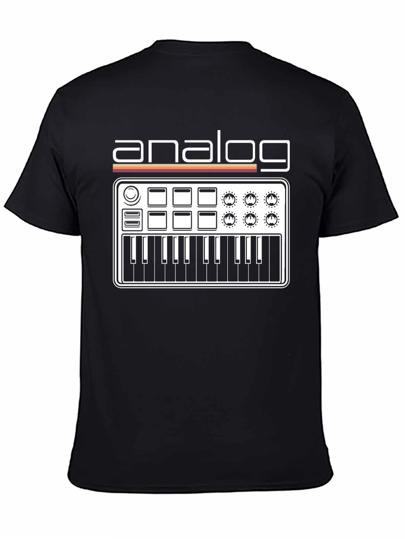 Analog Synth T-Shirt - Retro Electronic Music Tee