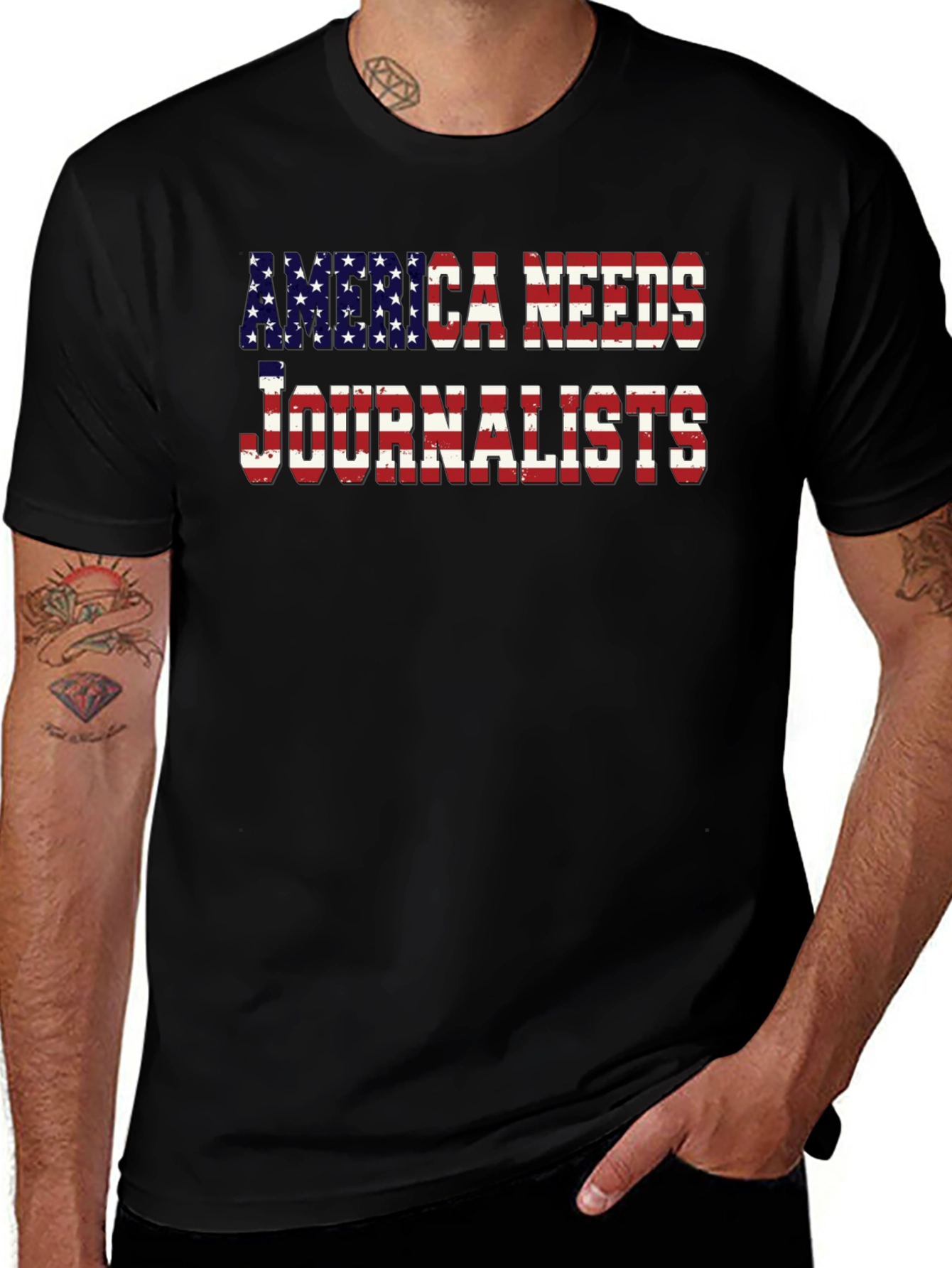 America Needs Journalists Graphic Tee