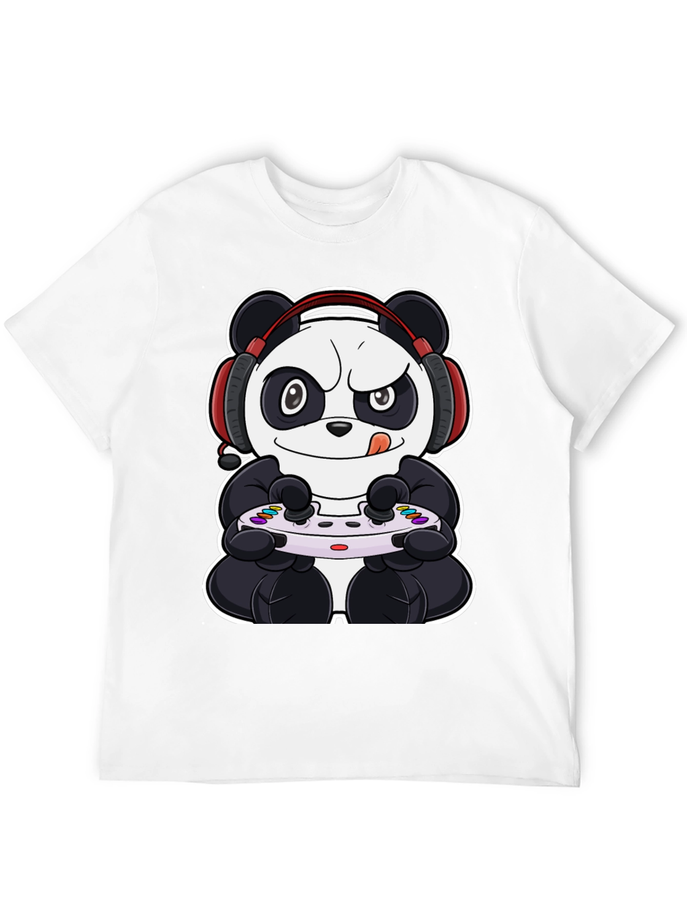 Gamer Panda T-Shirt - Cool Graphic Tee