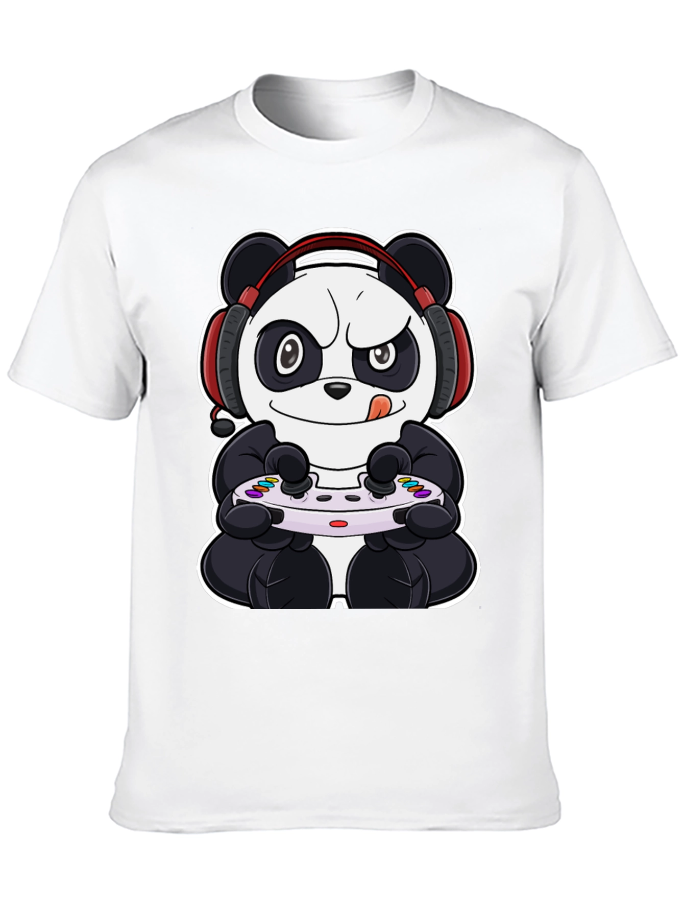 Gamer Panda T-Shirt - Cool Graphic Tee