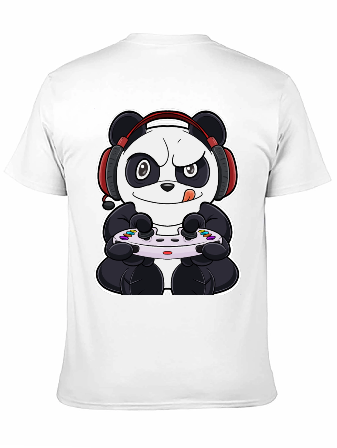 Gamer Panda T-Shirt - Cool Graphic Tee