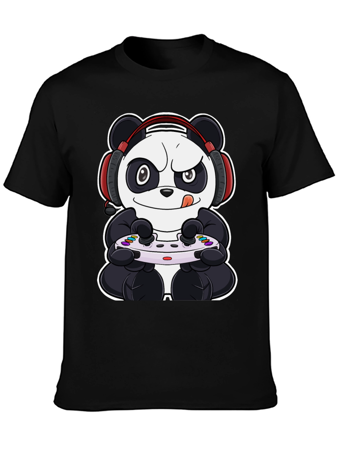 Gamer Panda T-Shirt - Cool Graphic Tee