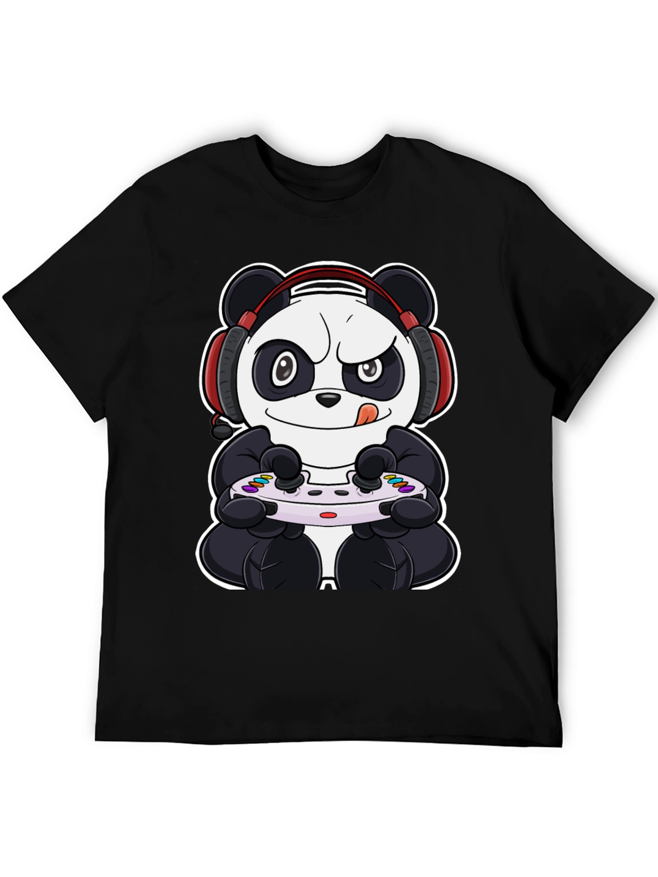 Gamer Panda T-Shirt - Cool Graphic Tee