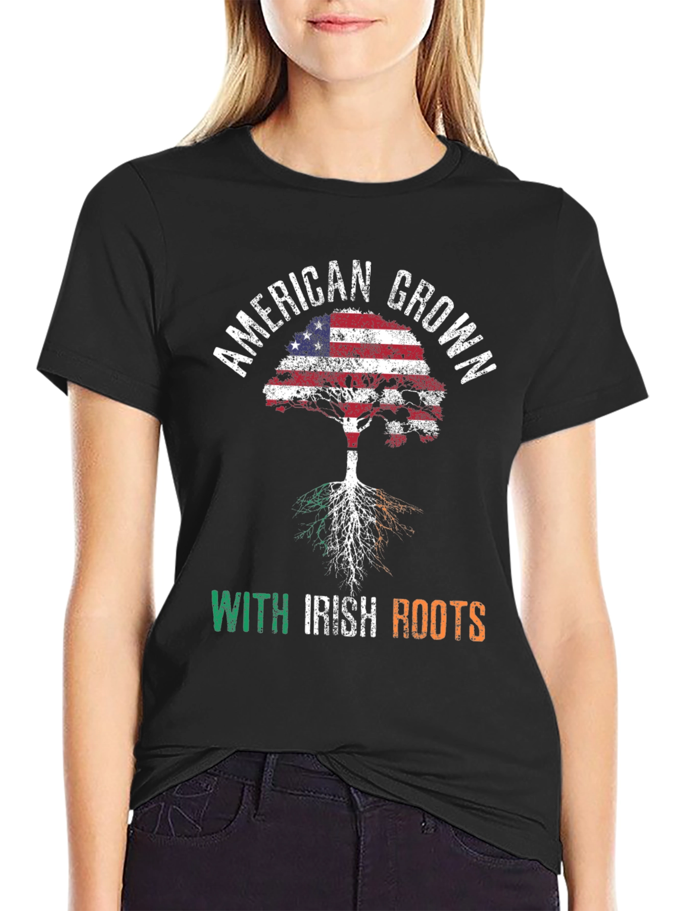 American Grown With Irish Roots T-Shirt