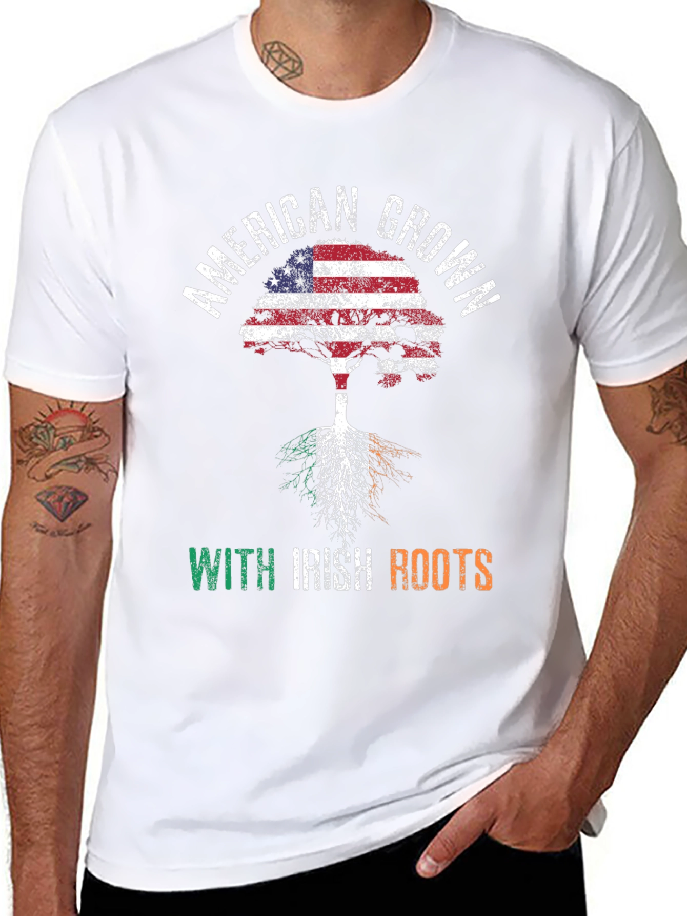American Grown With Irish Roots T-Shirt