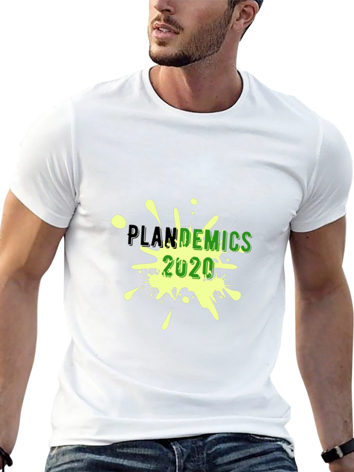 Plandemics 2020 Graphic T-Shirt - Black