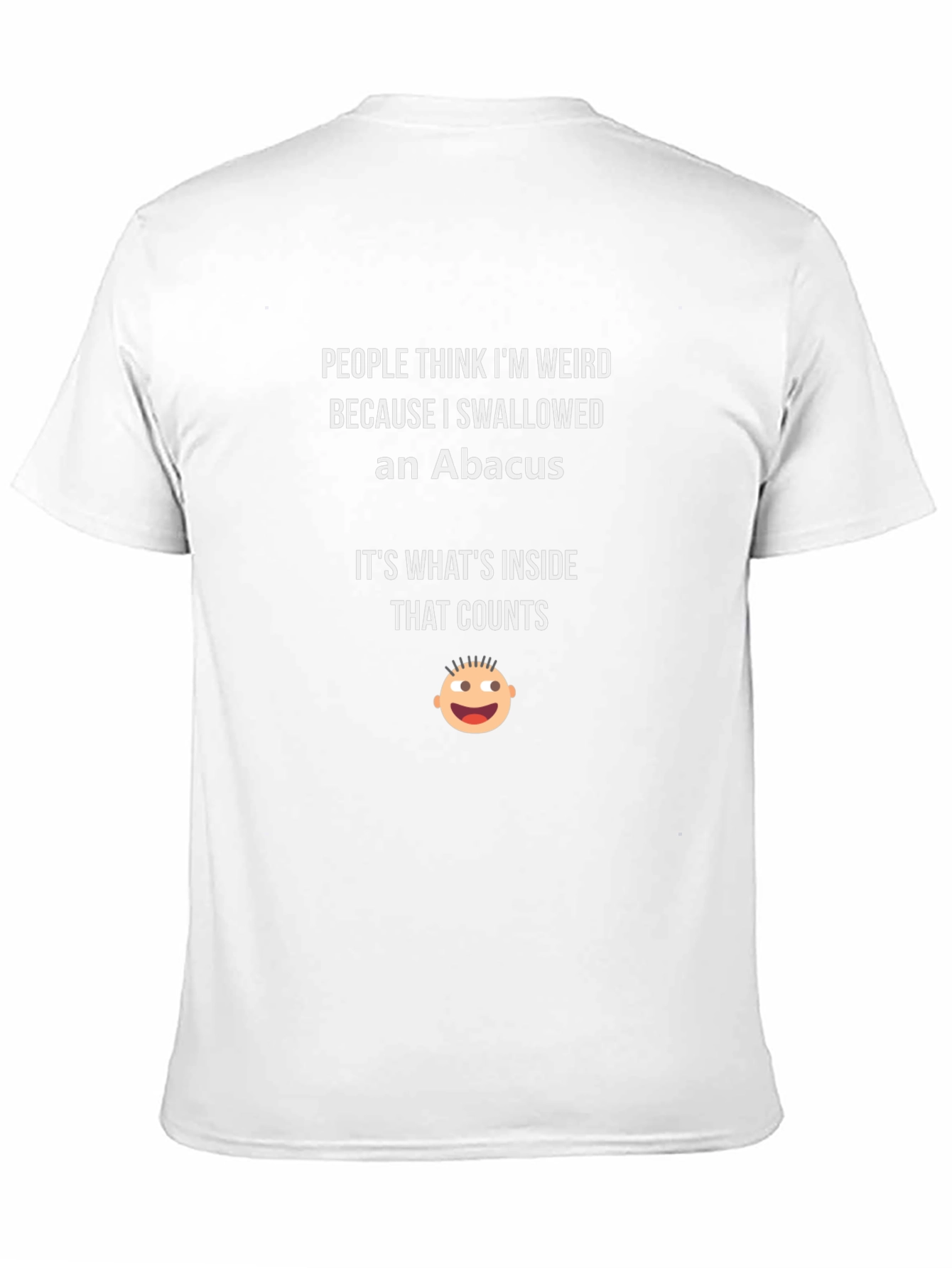 Funny Abacus T-Shirt: Its Whats Inside That Counts!