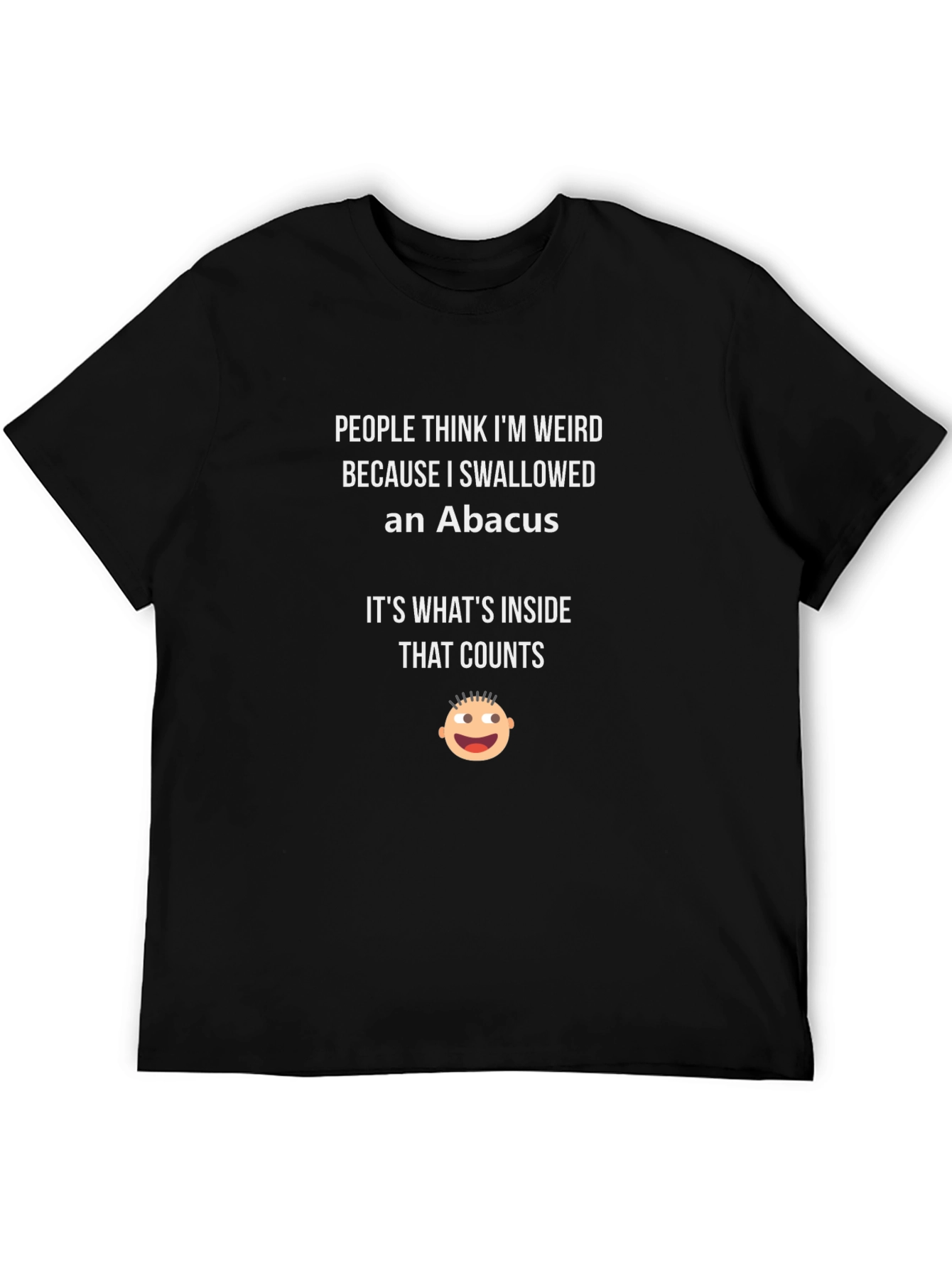 Funny Abacus T-Shirt: Its Whats Inside That Counts!