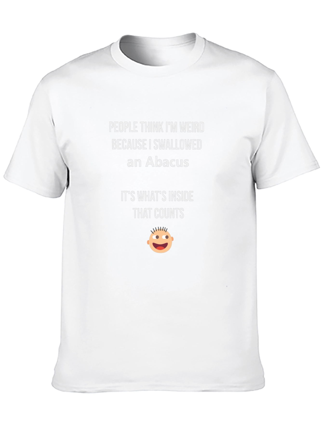 Funny Abacus T-Shirt: Its Whats Inside That Counts!