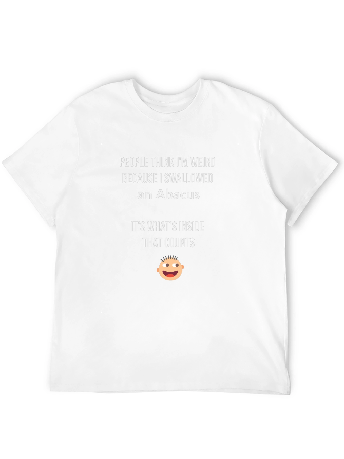 Funny Abacus T-Shirt: Its Whats Inside That Counts!
